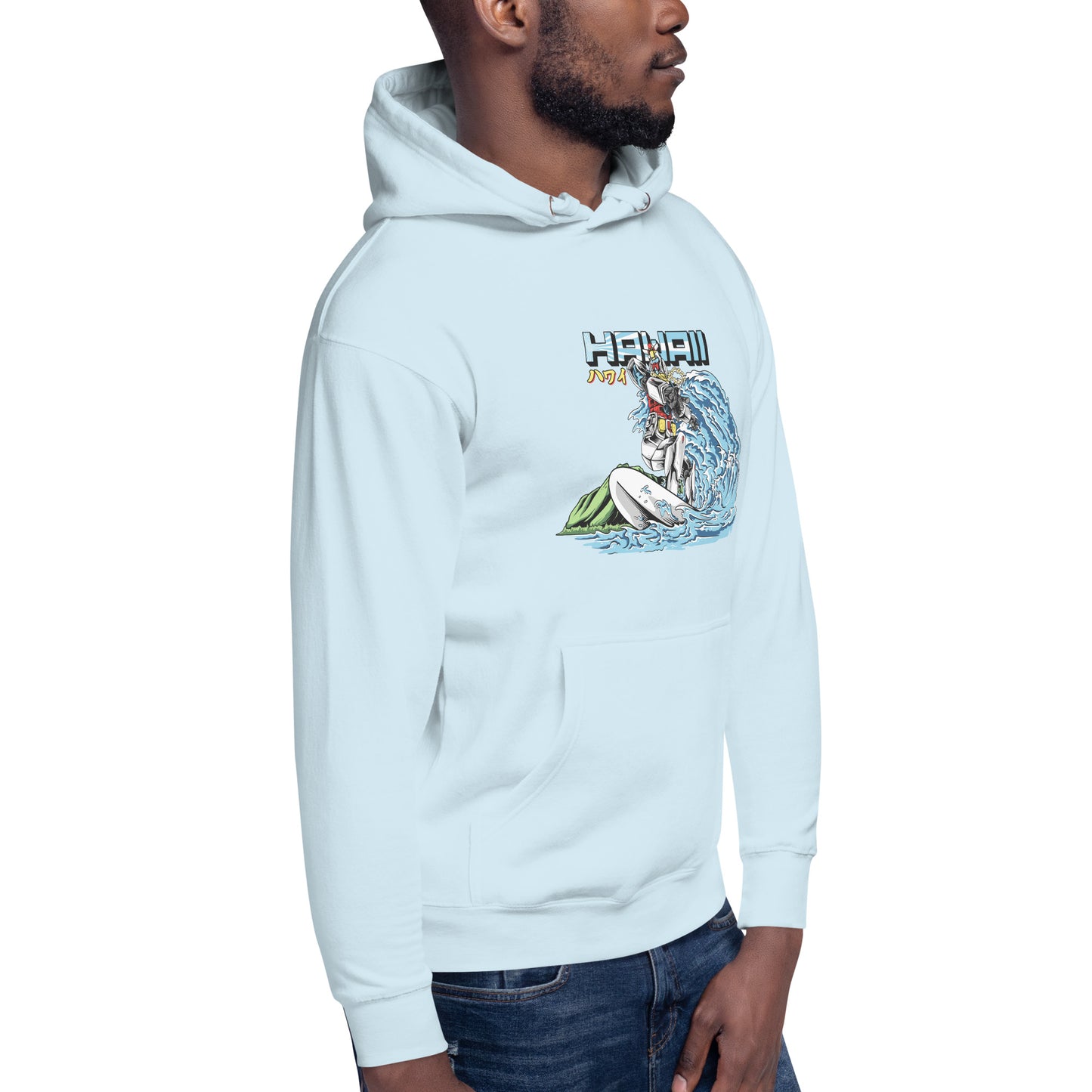 Mecha Hawaii Surfer Unisex Hoodie