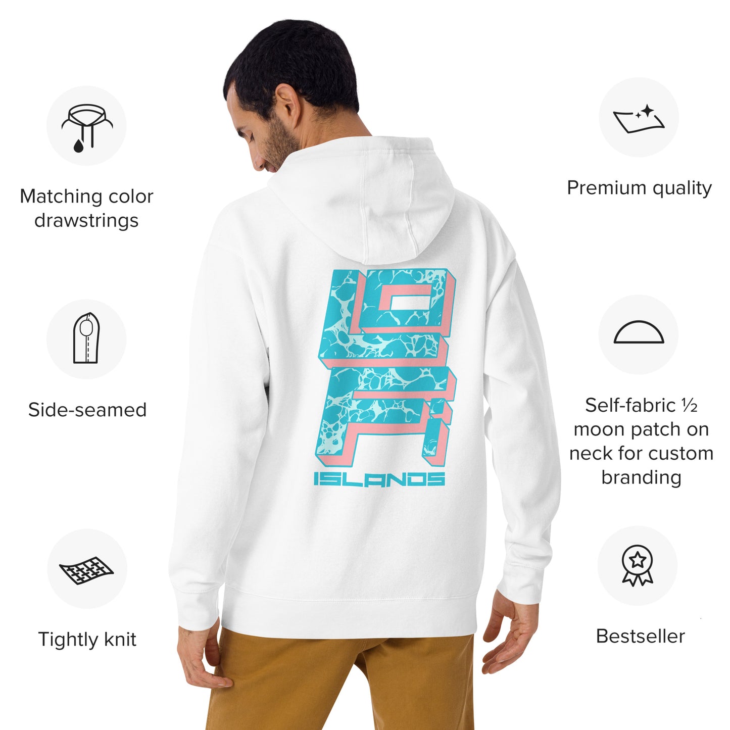 Lo-Fi Islands Wave Unisex Hoodie