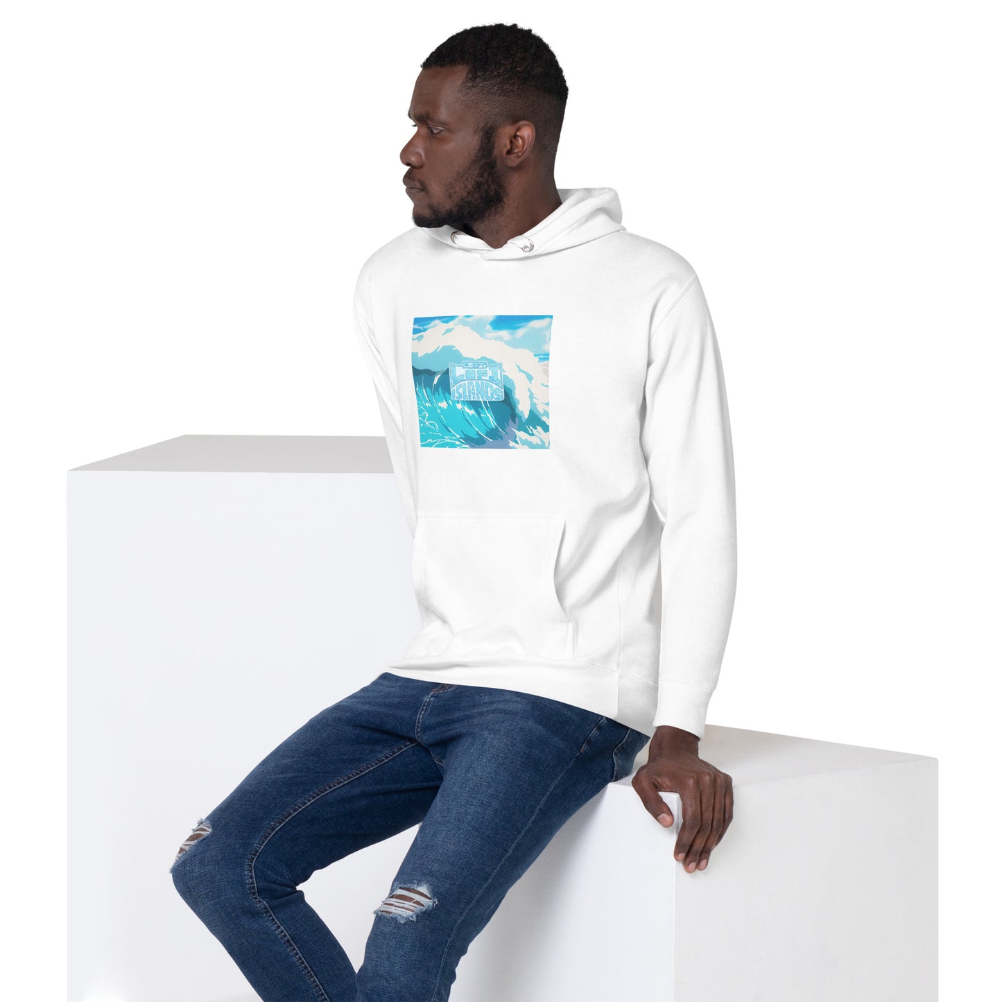 Lo-Fi Islands Wave Unisex Hoodie