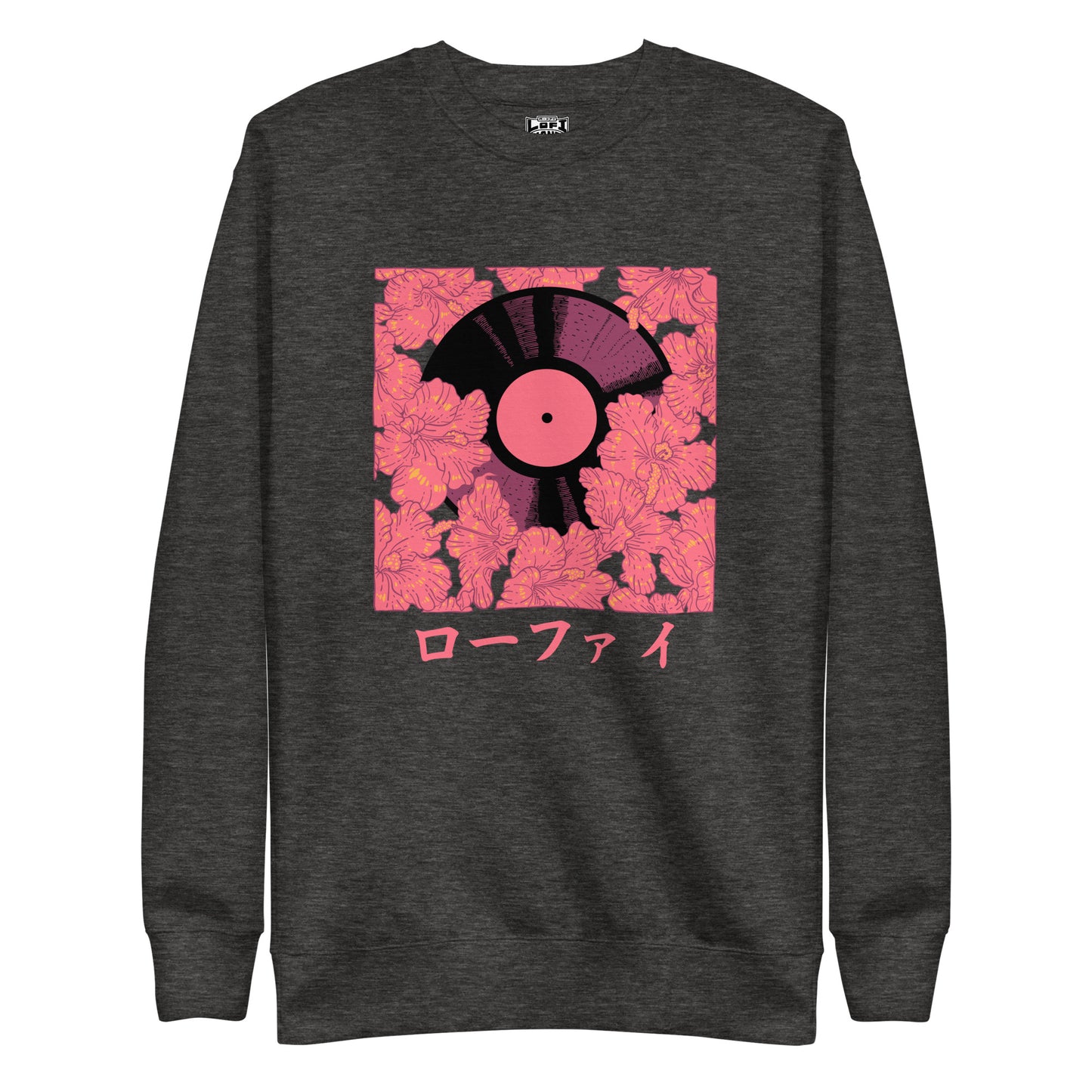 Lo-Fi Vinyl x Red Hibiscus Unisex Premium Sweatshirt