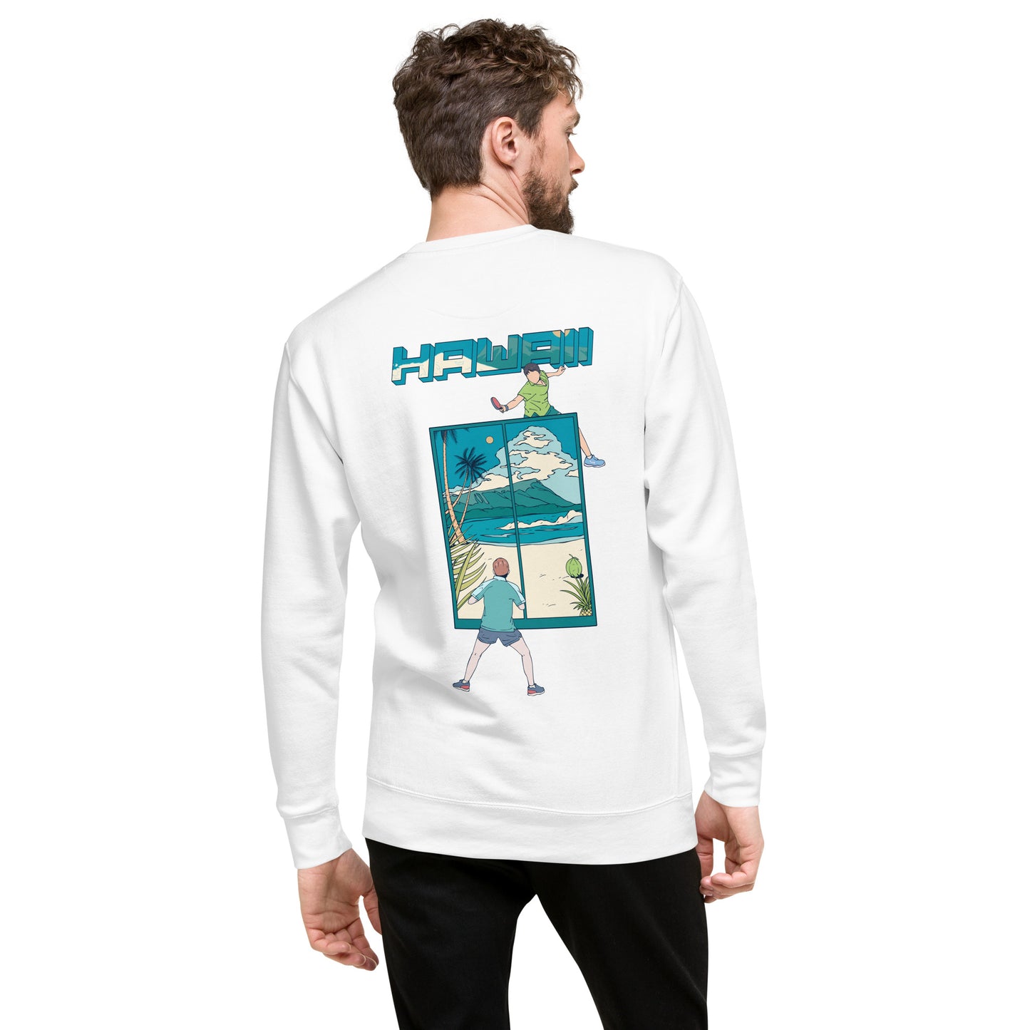 Hawaii x Diamond Head Unisex Premium Sweatshirt