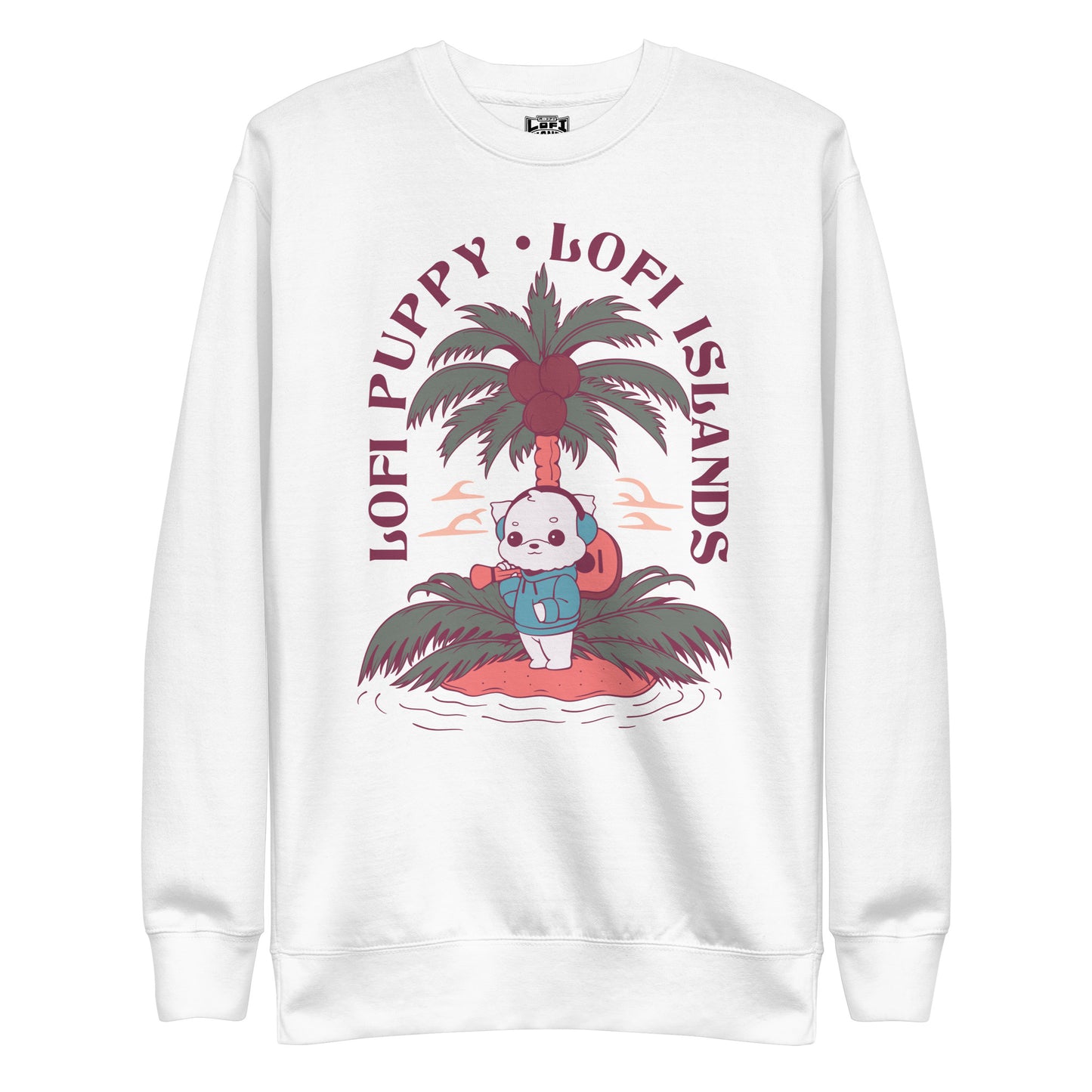 Lo-Fi Puppy Islands Unisex Premium Sweatshirt