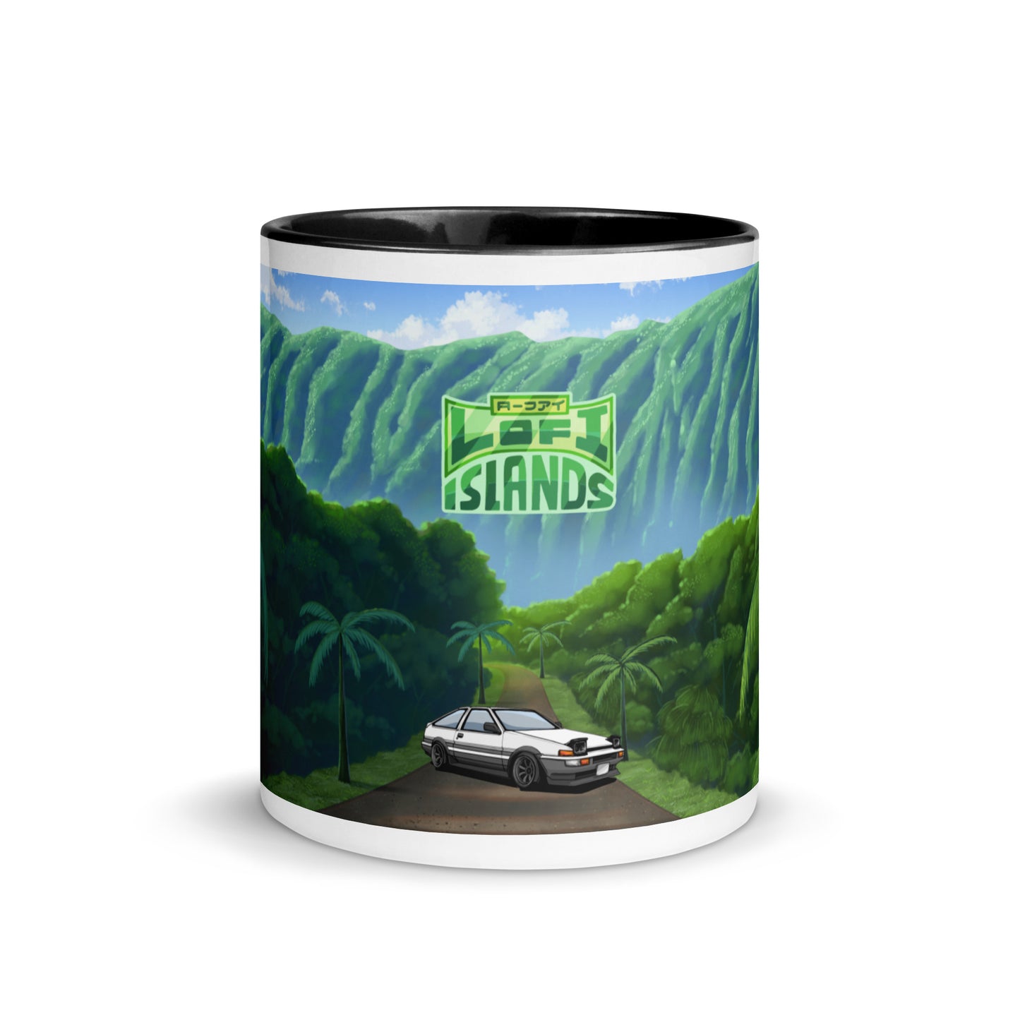 Hoʻomaluhia Botanical Garden Drive Mug with Color Inside