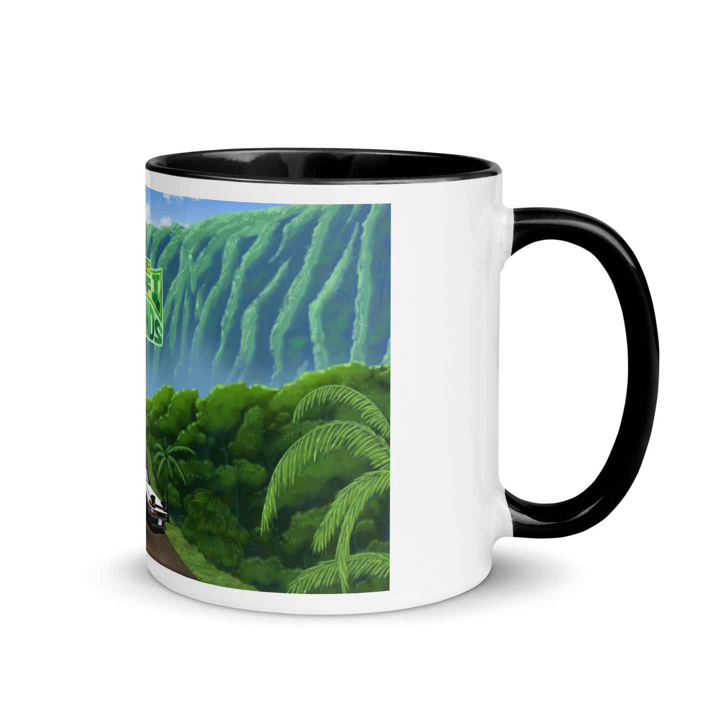 Hoʻomaluhia Botanical Garden Drive Mug with Color Inside