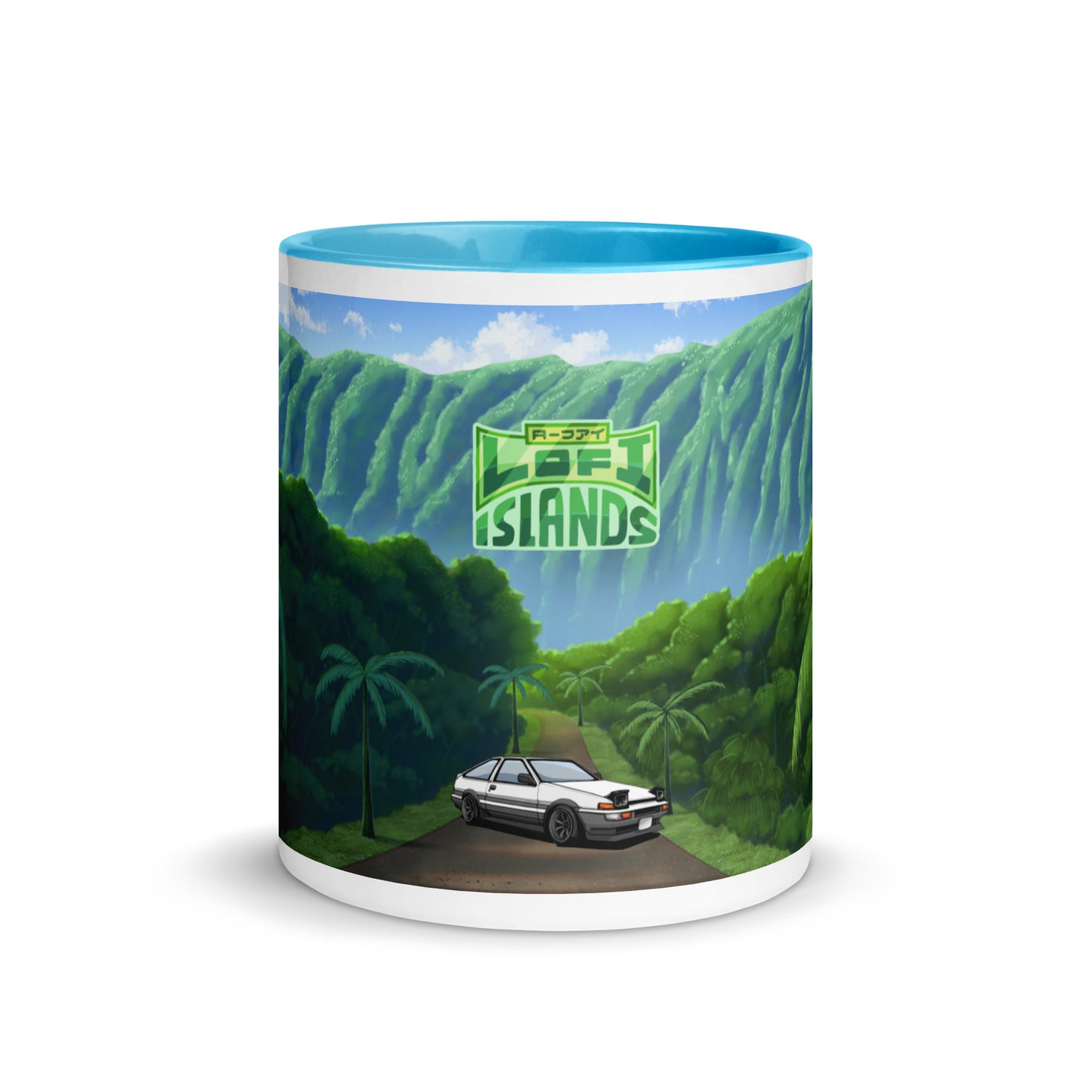 Hoʻomaluhia Botanical Garden Drive Mug with Color Inside