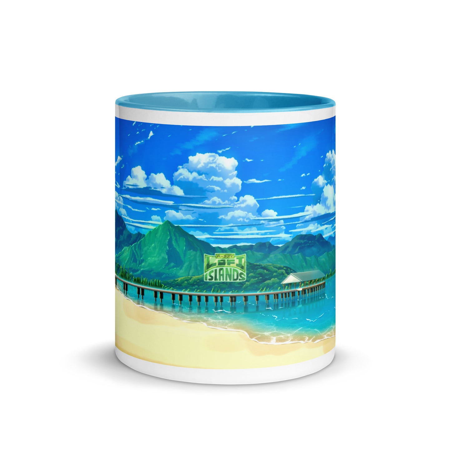 Hanalei Bay Mug with Color Inside