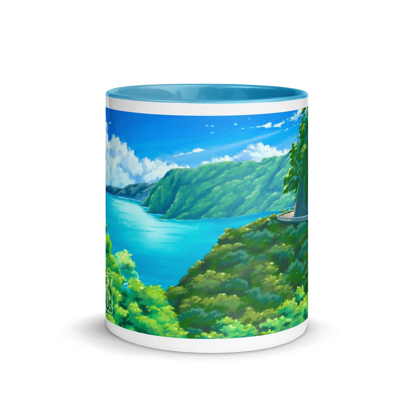 Road to Hana Mug with Color Inside