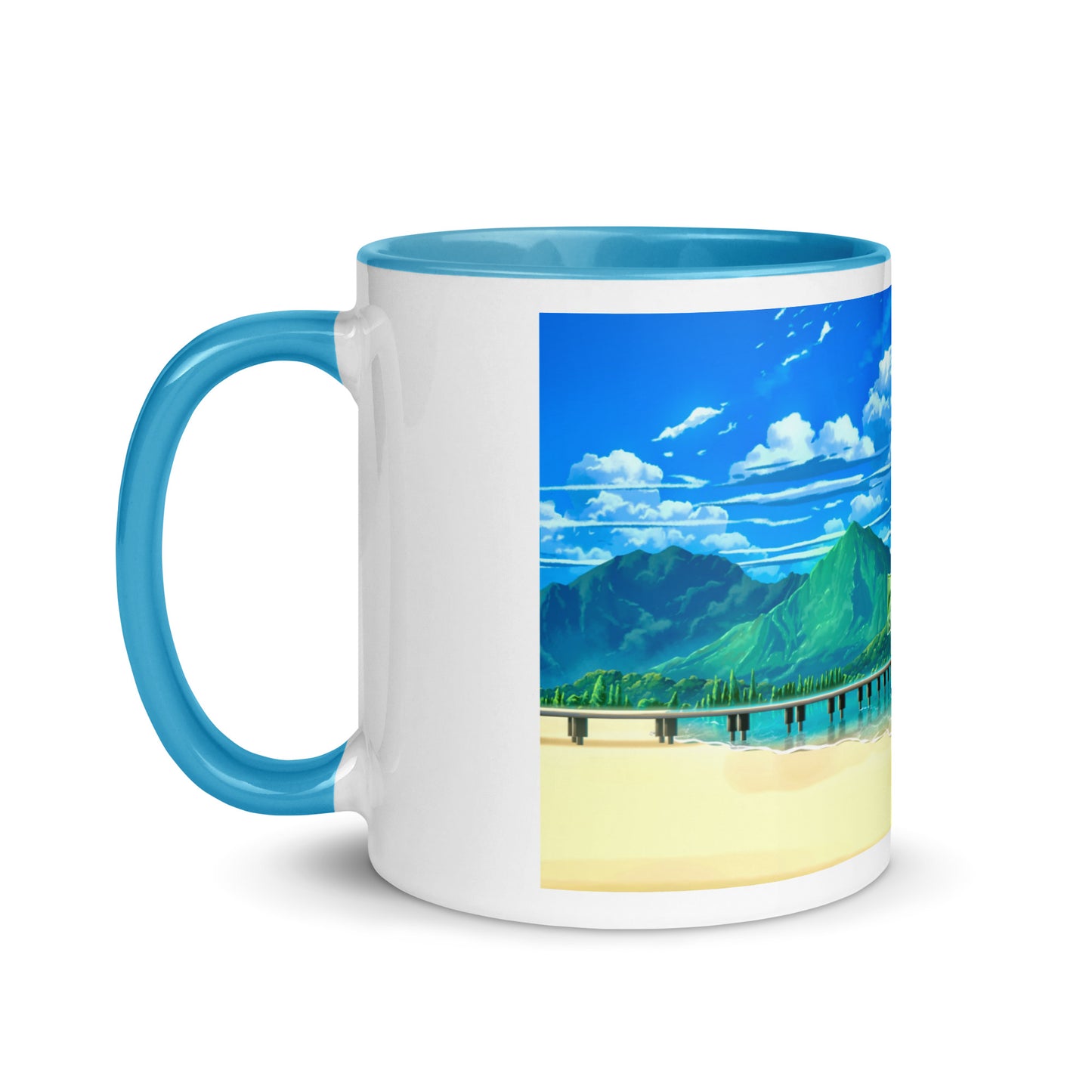 Hanalei Bay Mug with Color Inside