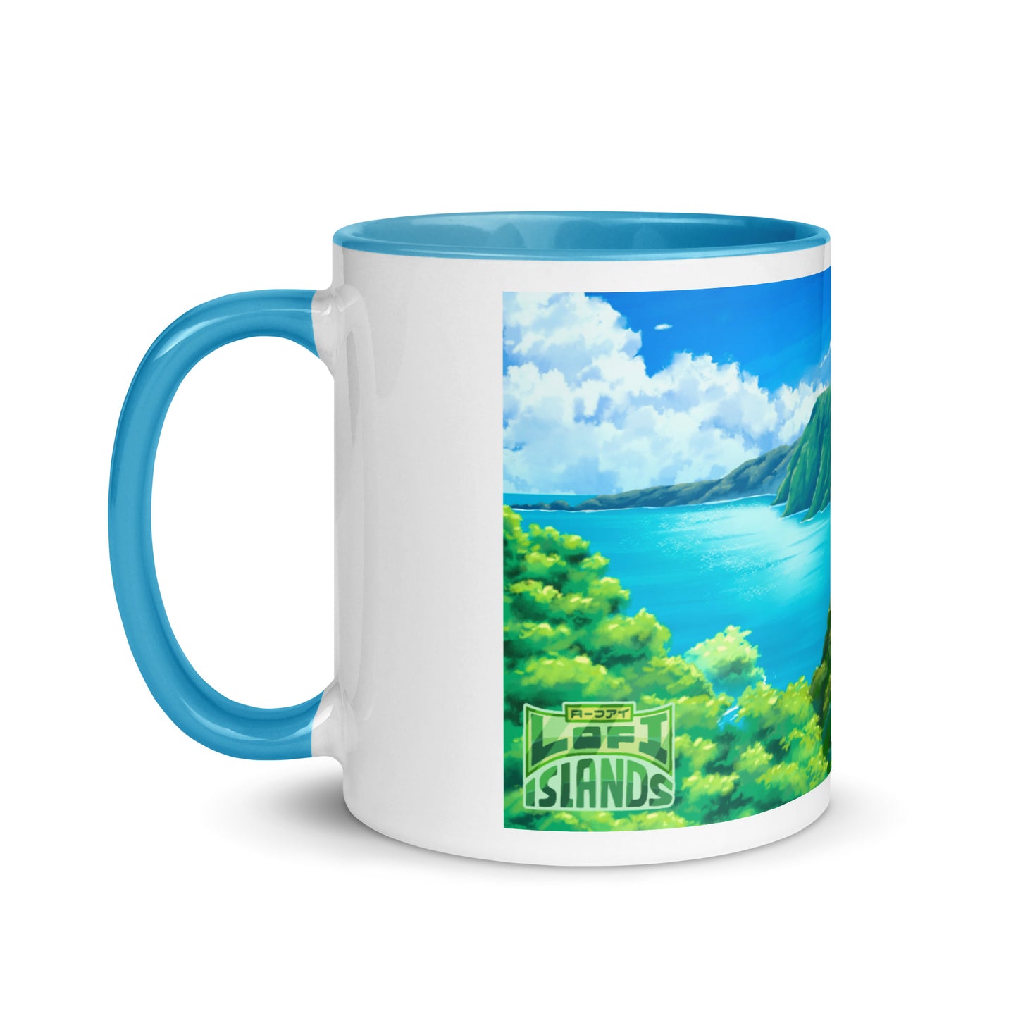 Road to Hana Mug with Color Inside