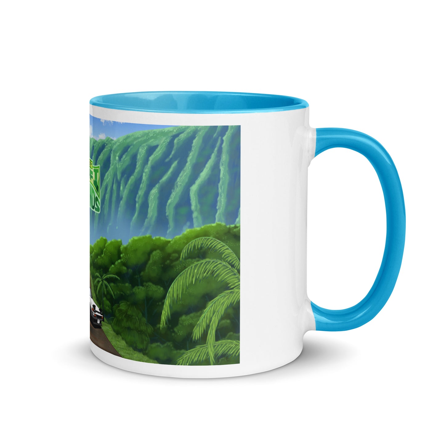 Hoʻomaluhia Botanical Garden Drive Mug with Color Inside