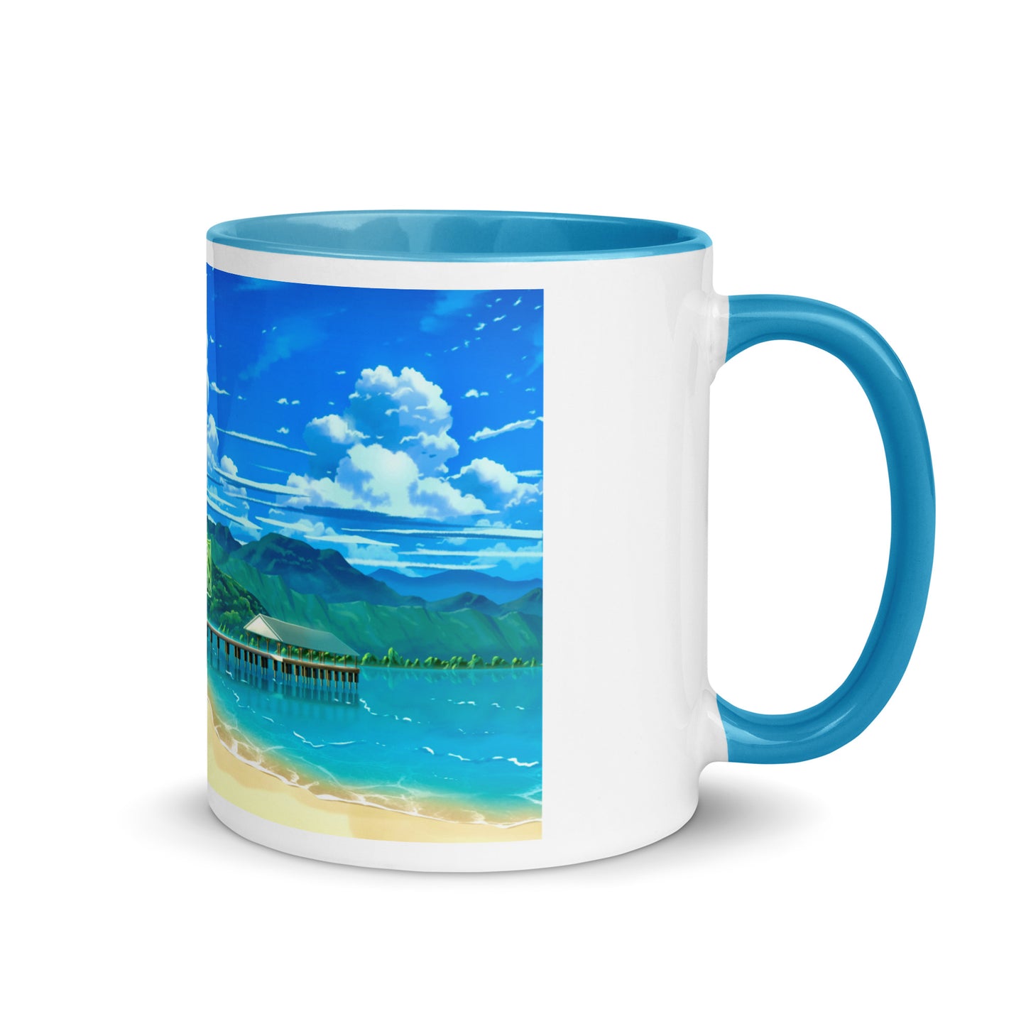 Hanalei Bay Mug with Color Inside