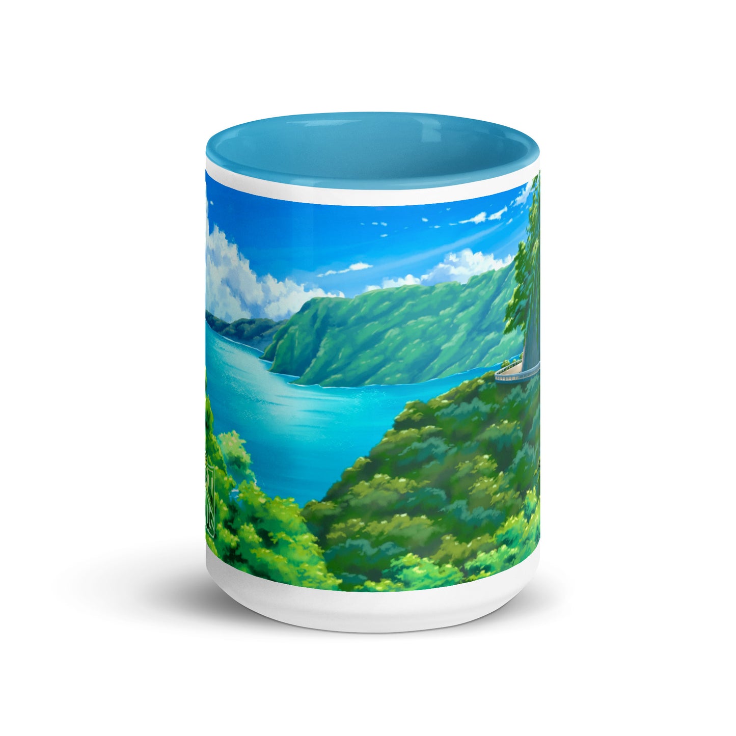 Road to Hana Mug with Color Inside