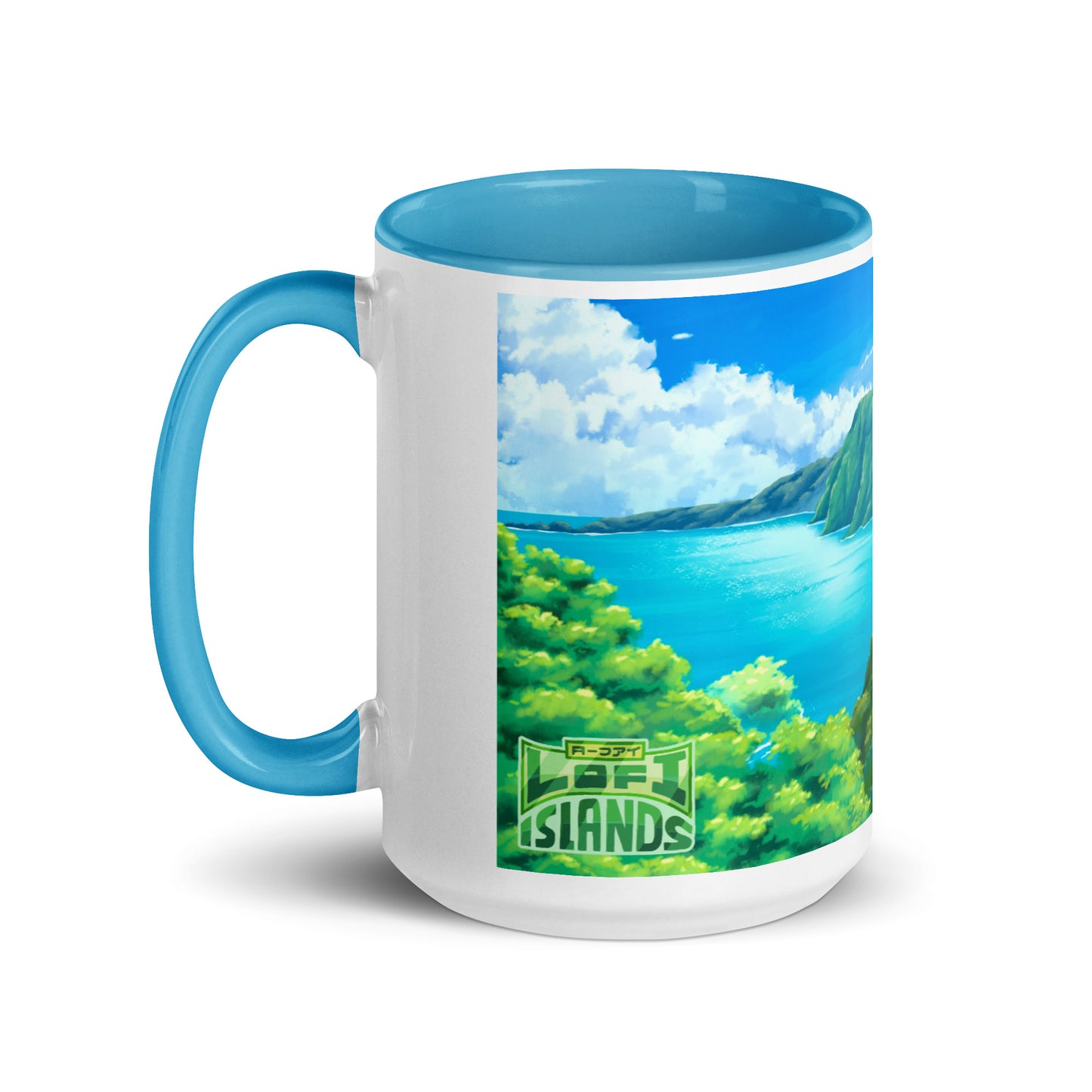 Road to Hana Mug with Color Inside