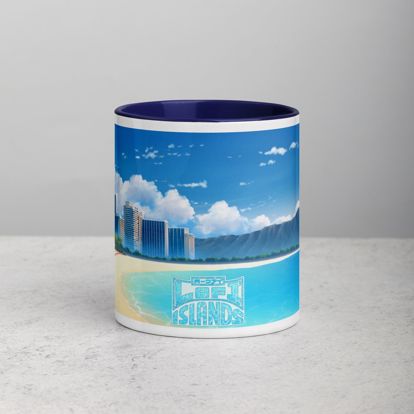 Waikiki Mug with Color Inside