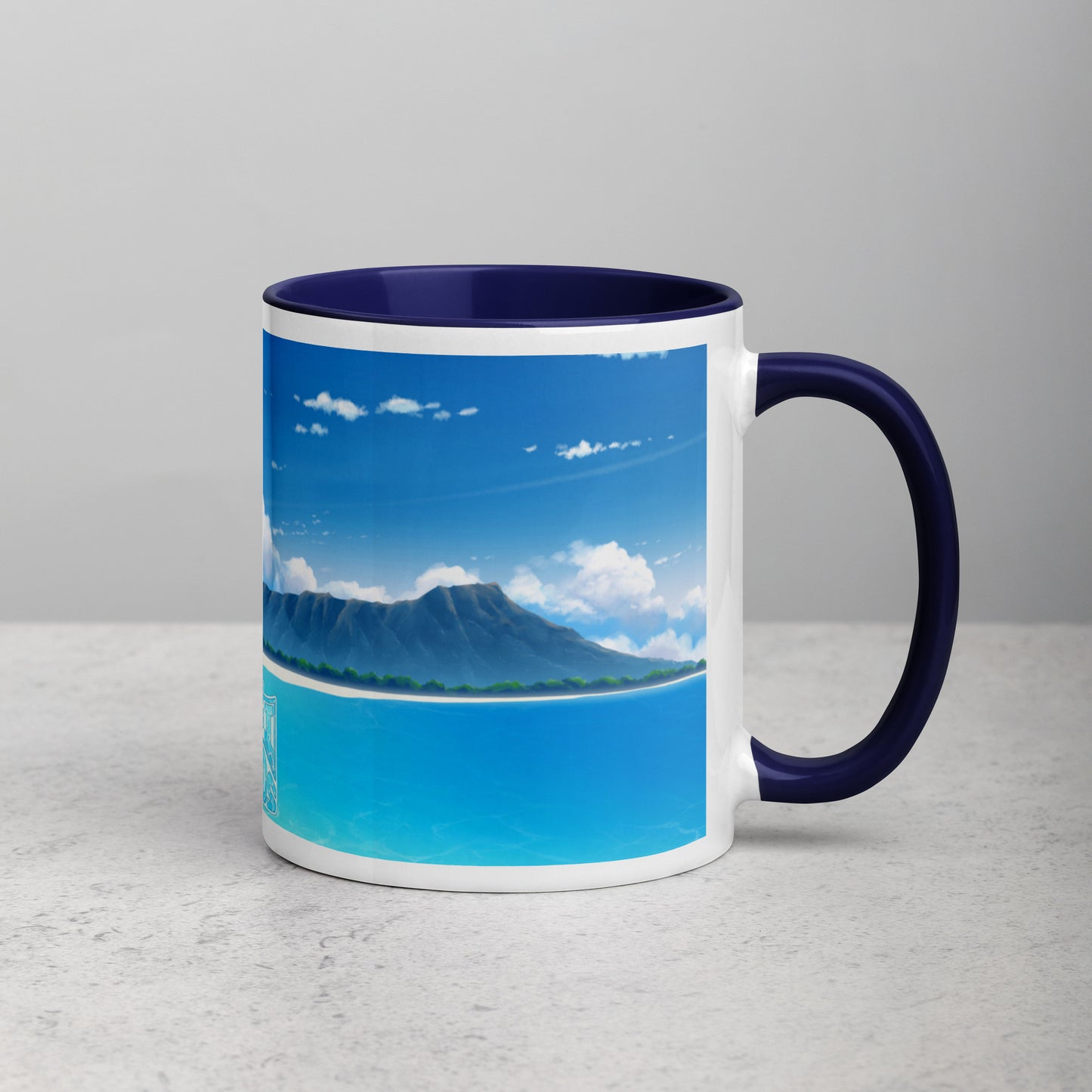 Waikiki Mug with Color Inside