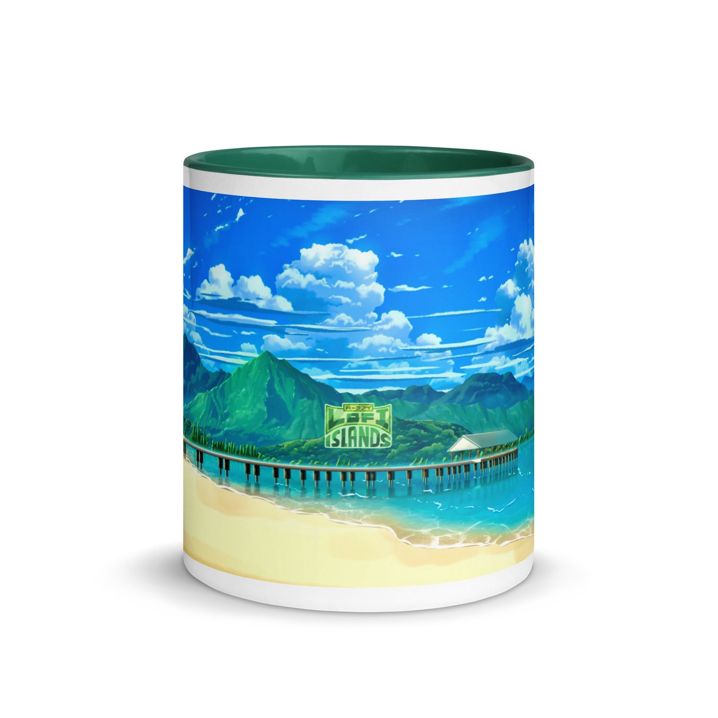 Hanalei Bay Mug with Color Inside