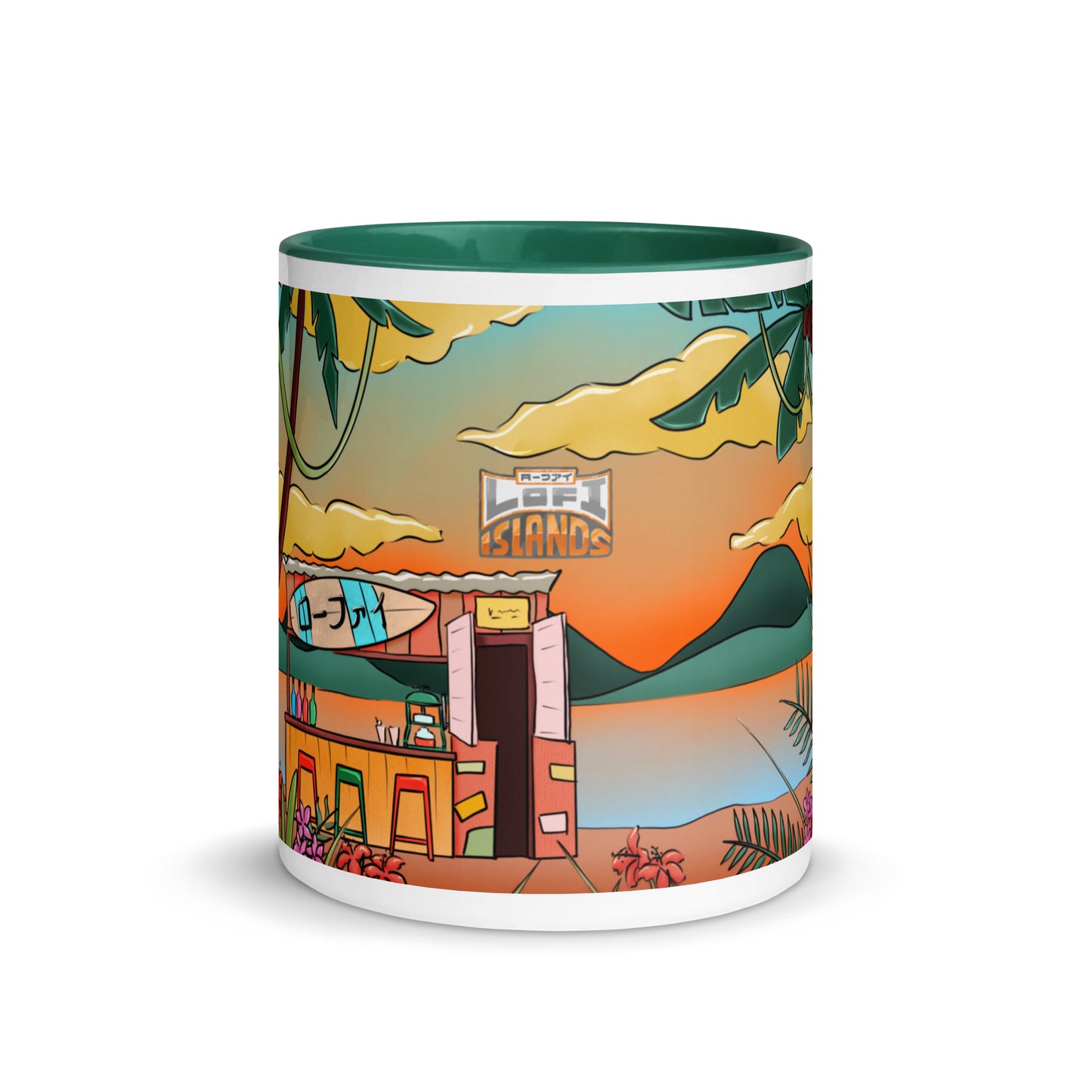 Shave Ice Stand Mug with Color Inside