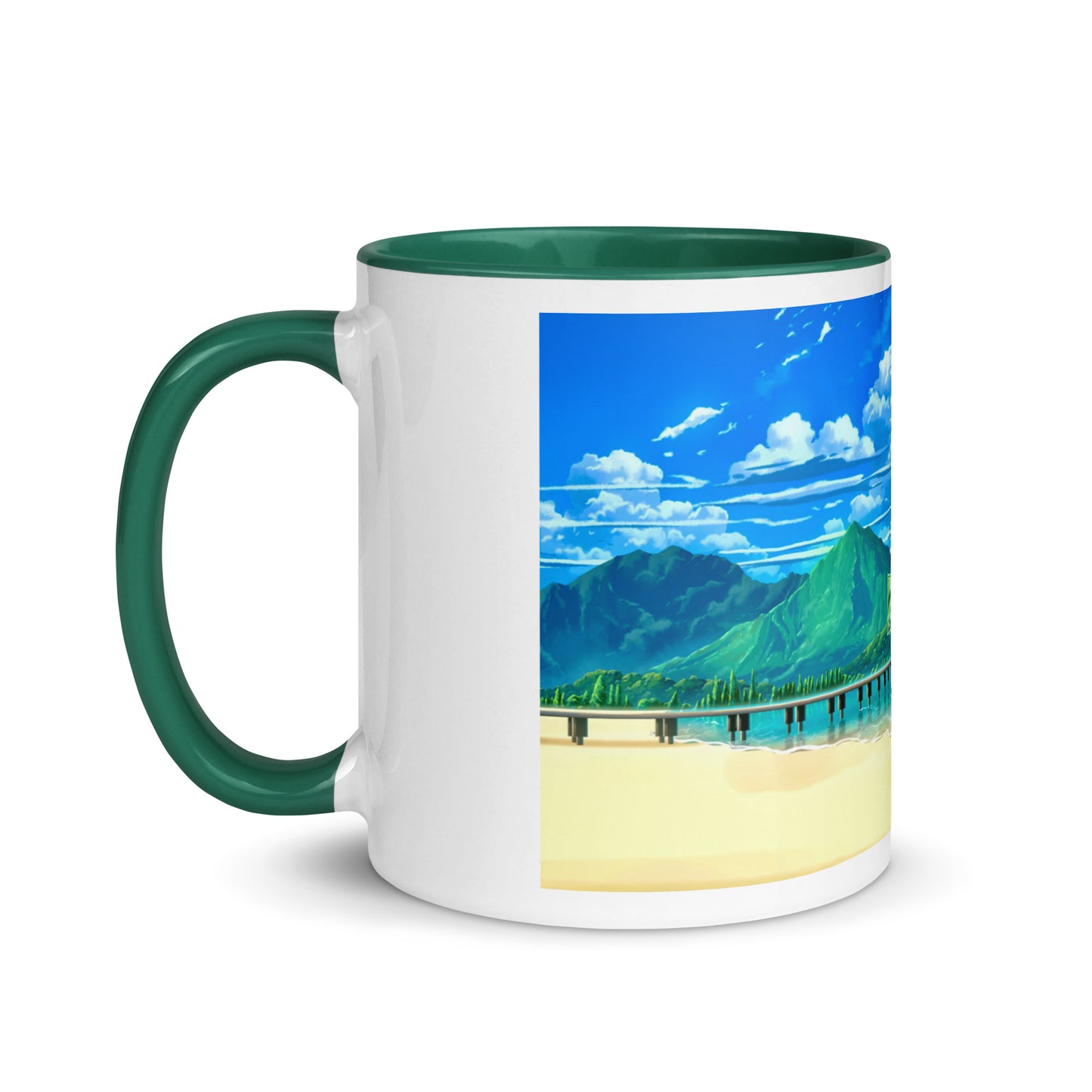 Hanalei Bay Mug with Color Inside