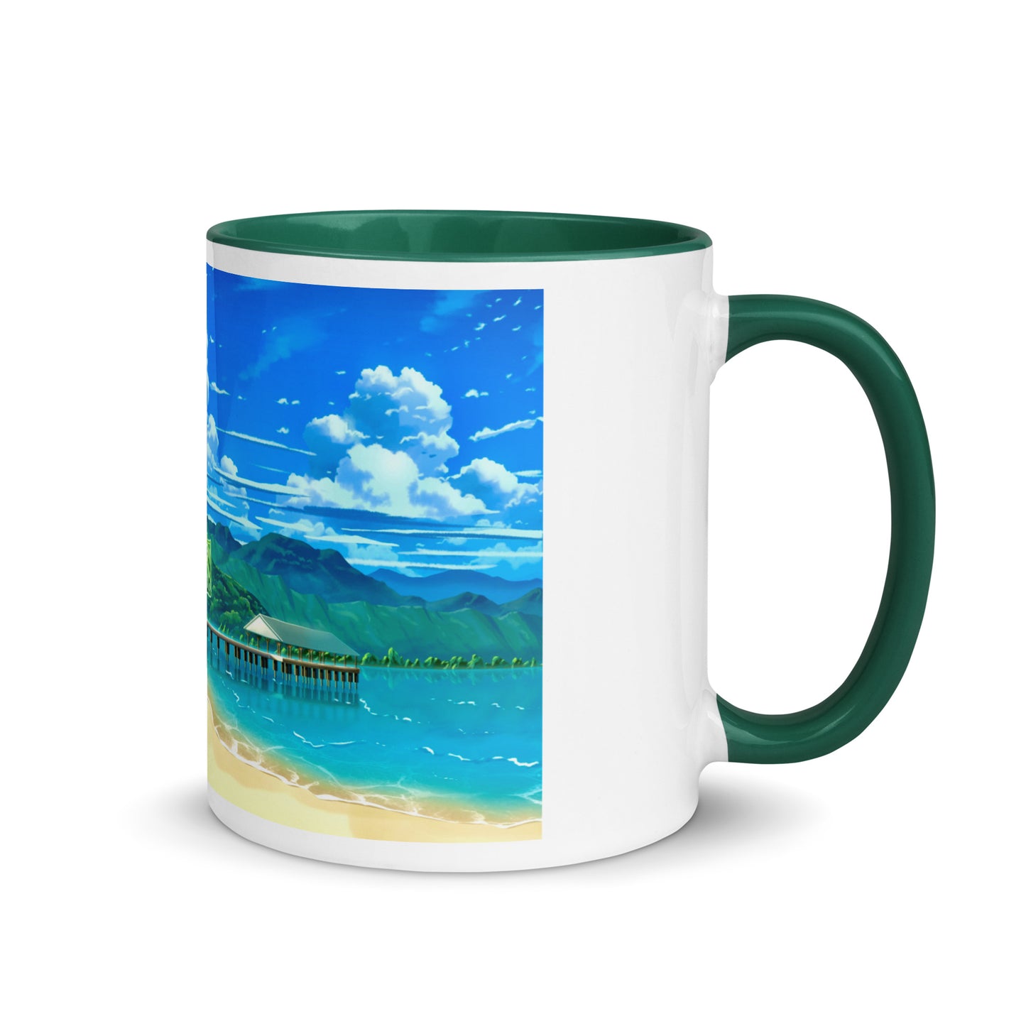 Hanalei Bay Mug with Color Inside