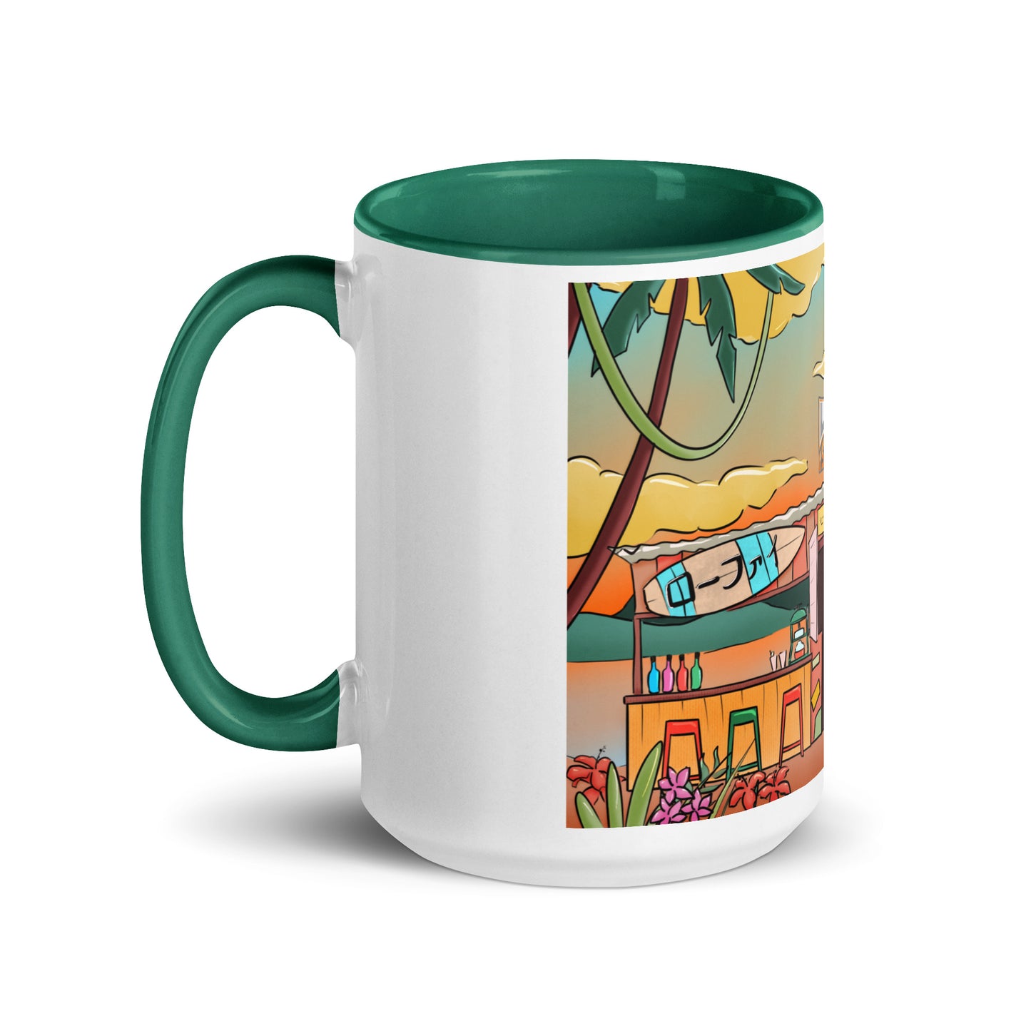 Shave Ice Stand Mug with Color Inside