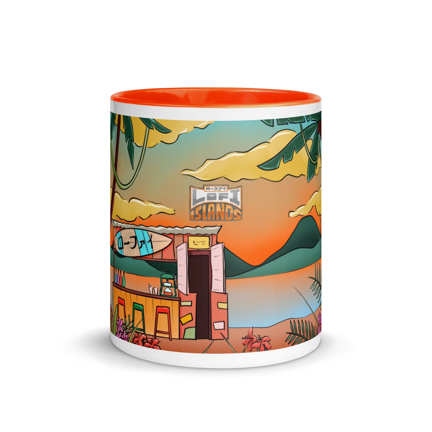 Shave Ice Stand Mug with Color Inside