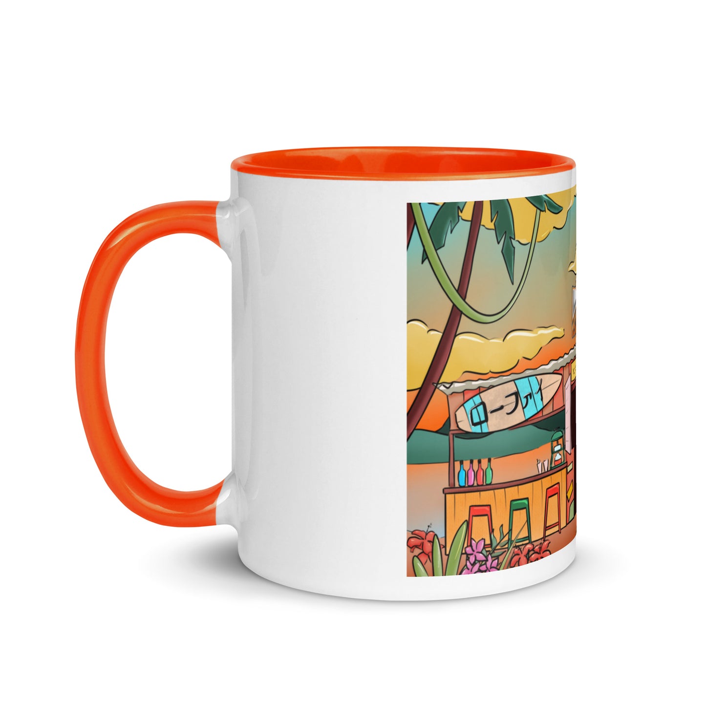 Shave Ice Stand Mug with Color Inside