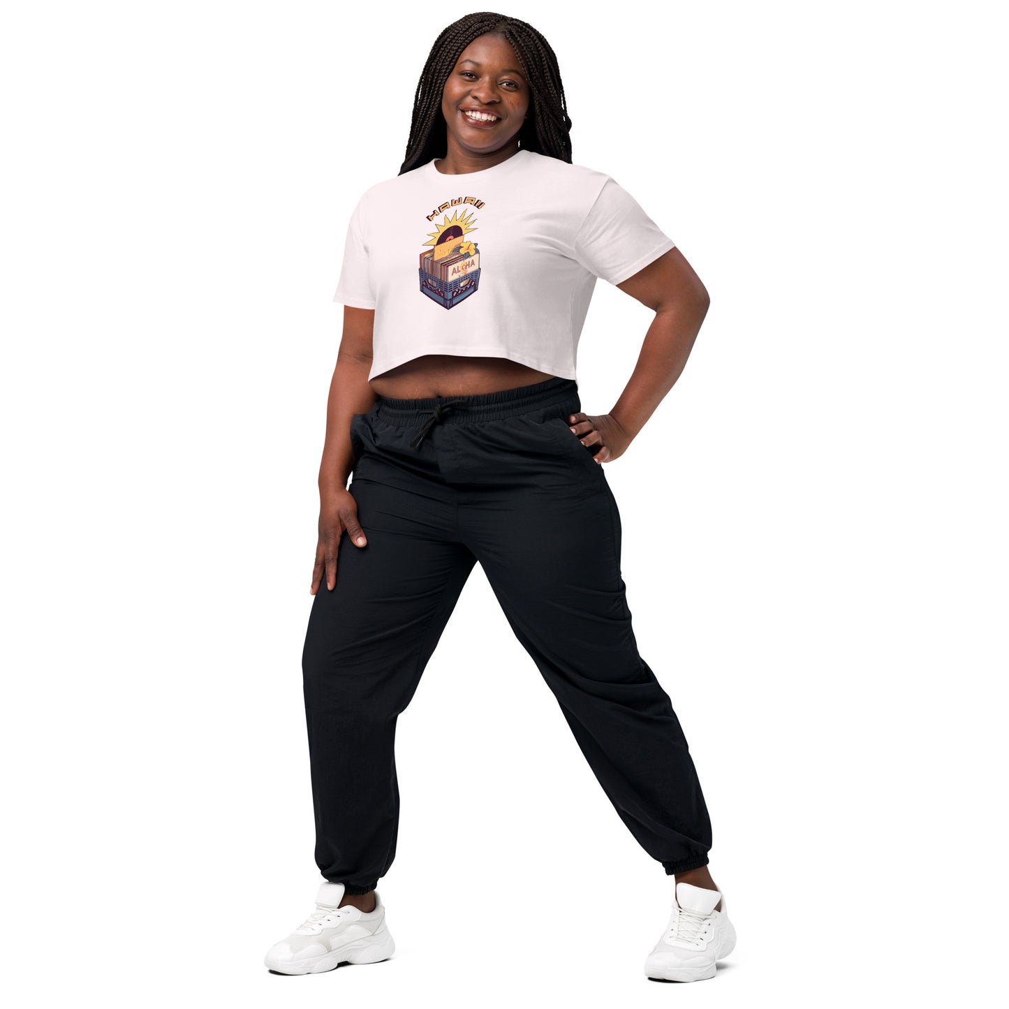 Vinyl Records Women’s Crop Top