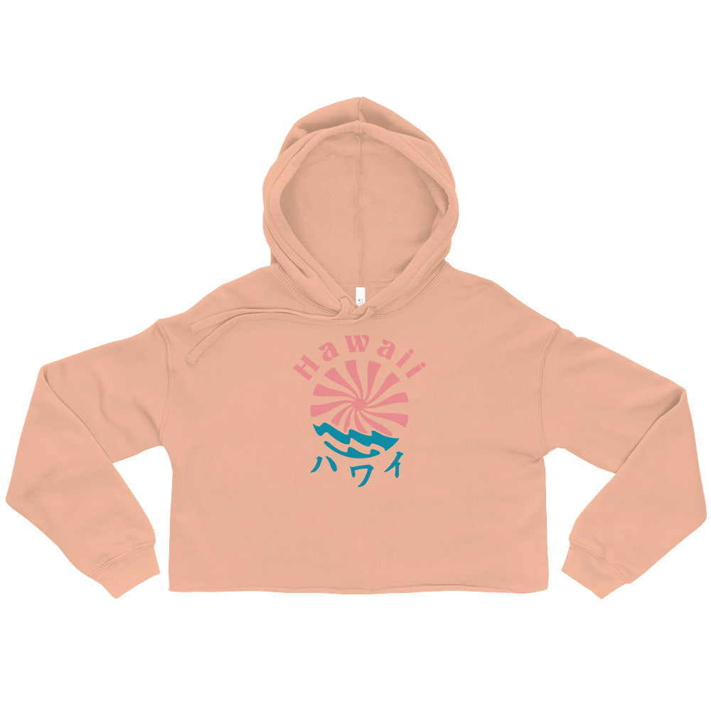 Hawaii x Lo-Fi Puppy Crop Hoodie