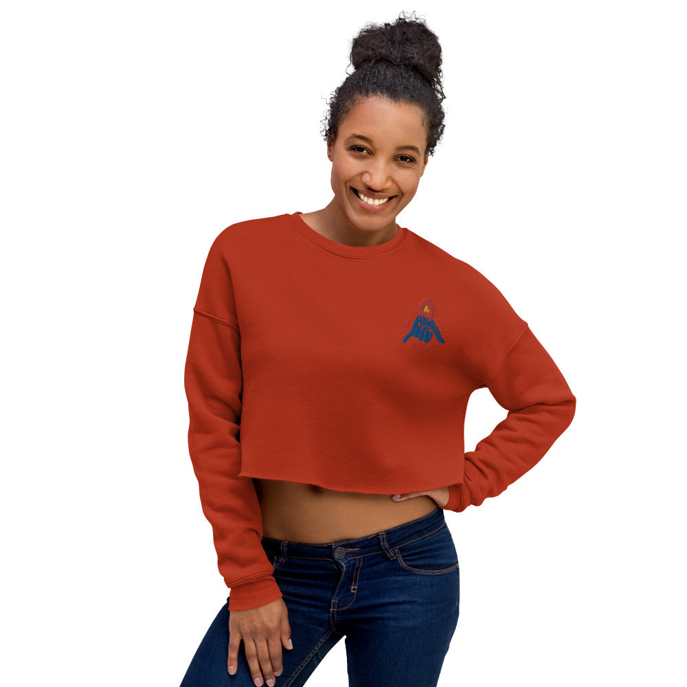 Volcano Hawaii Crop Sweatshirt