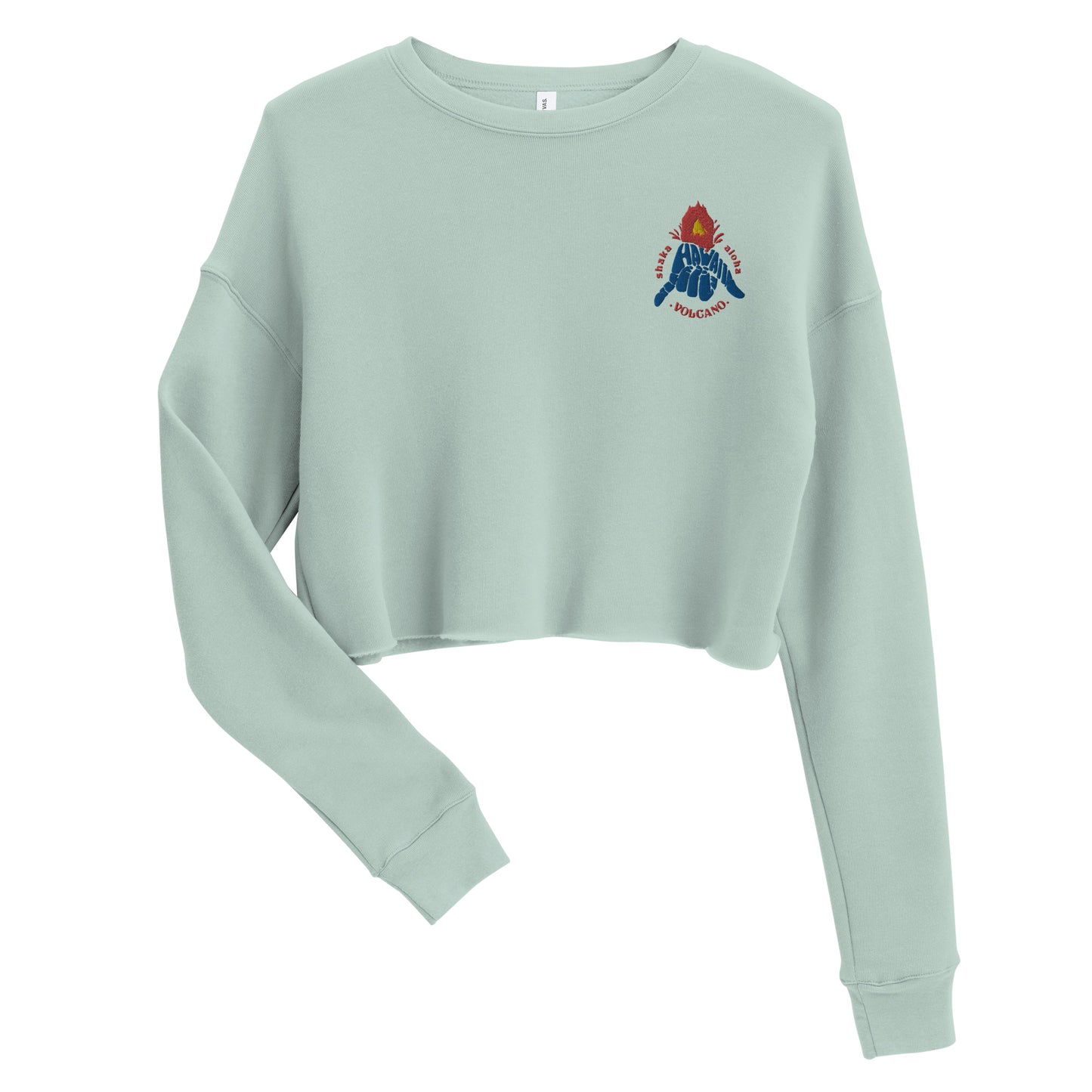 Volcano Hawaii Crop Sweatshirt