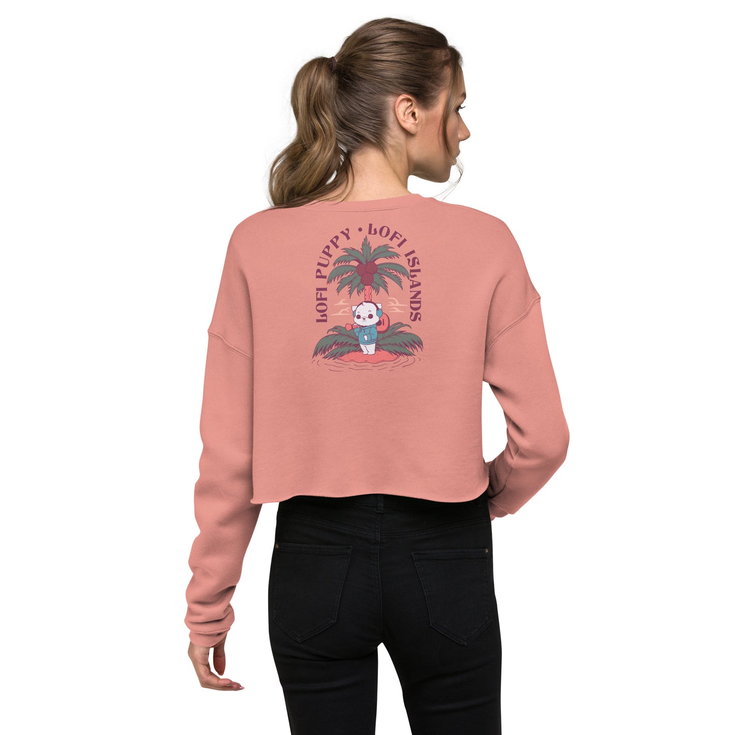 Lo-Fi Puppy x Islands Crop Sweatshirt