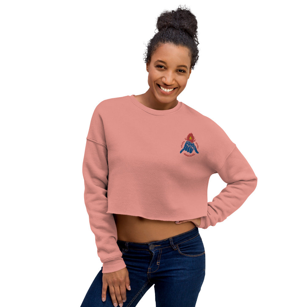 Volcano Hawaii Crop Sweatshirt