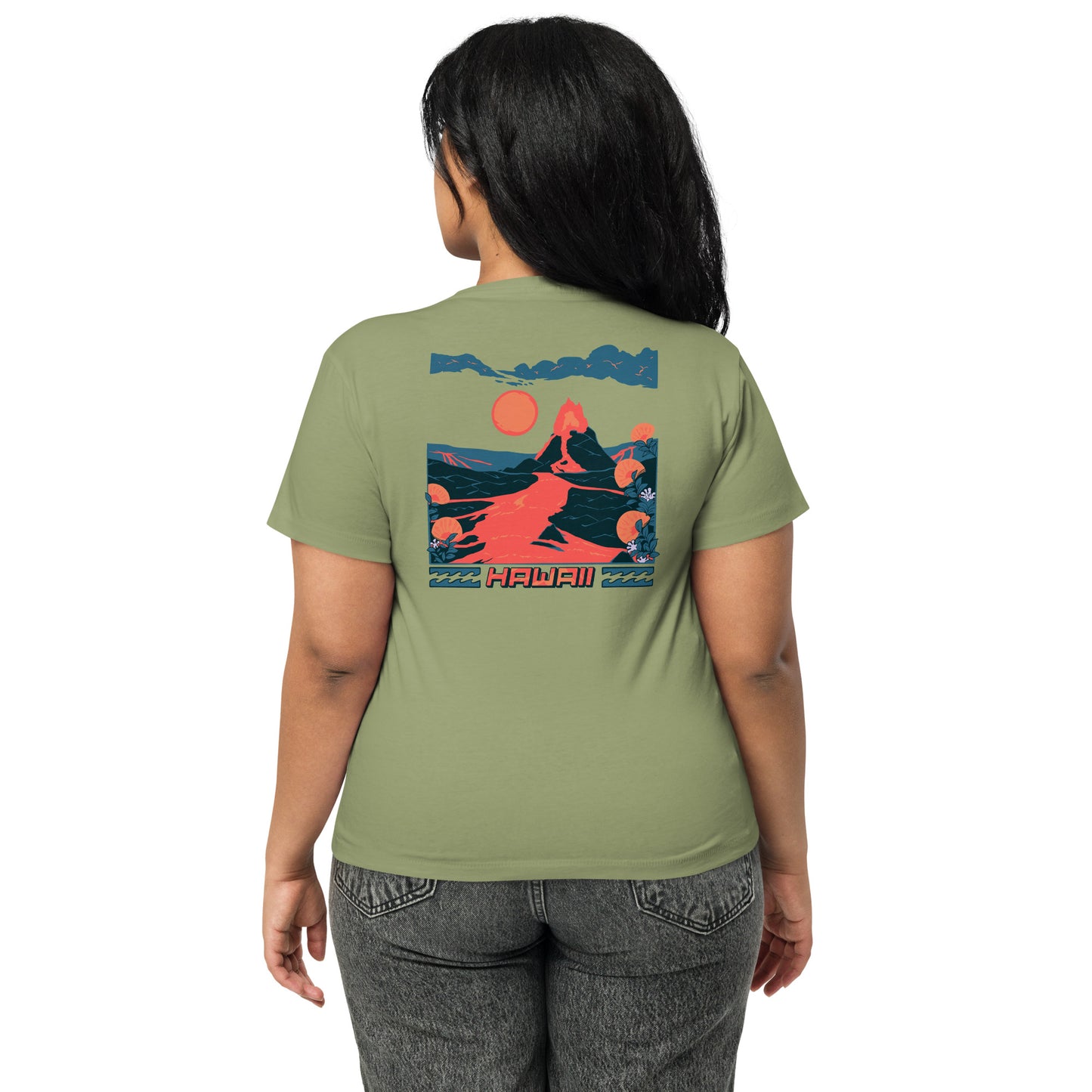 Volcano Hawaii Women’s High-Waisted T-Shirt