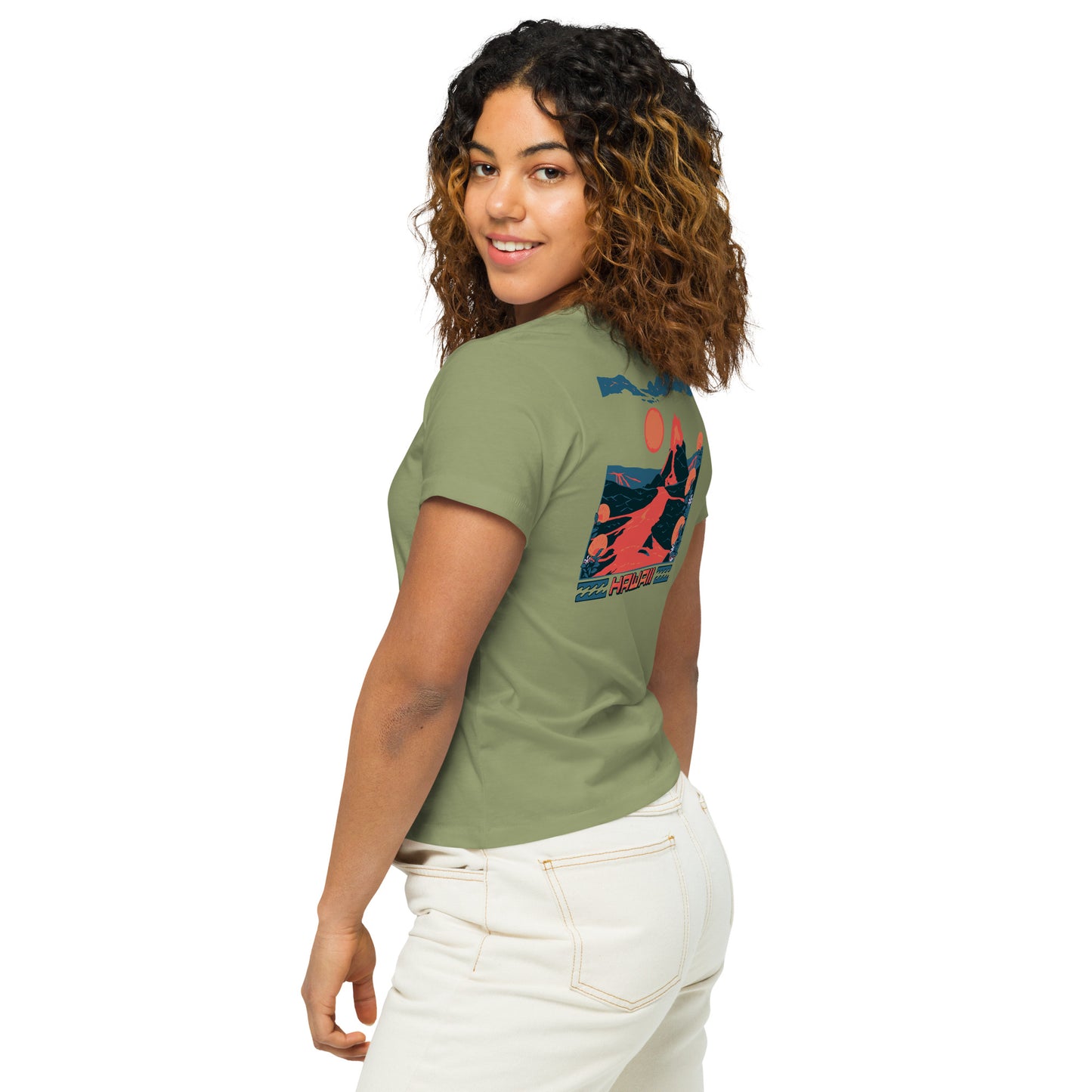 Volcano Hawaii Women’s High-Waisted T-Shirt