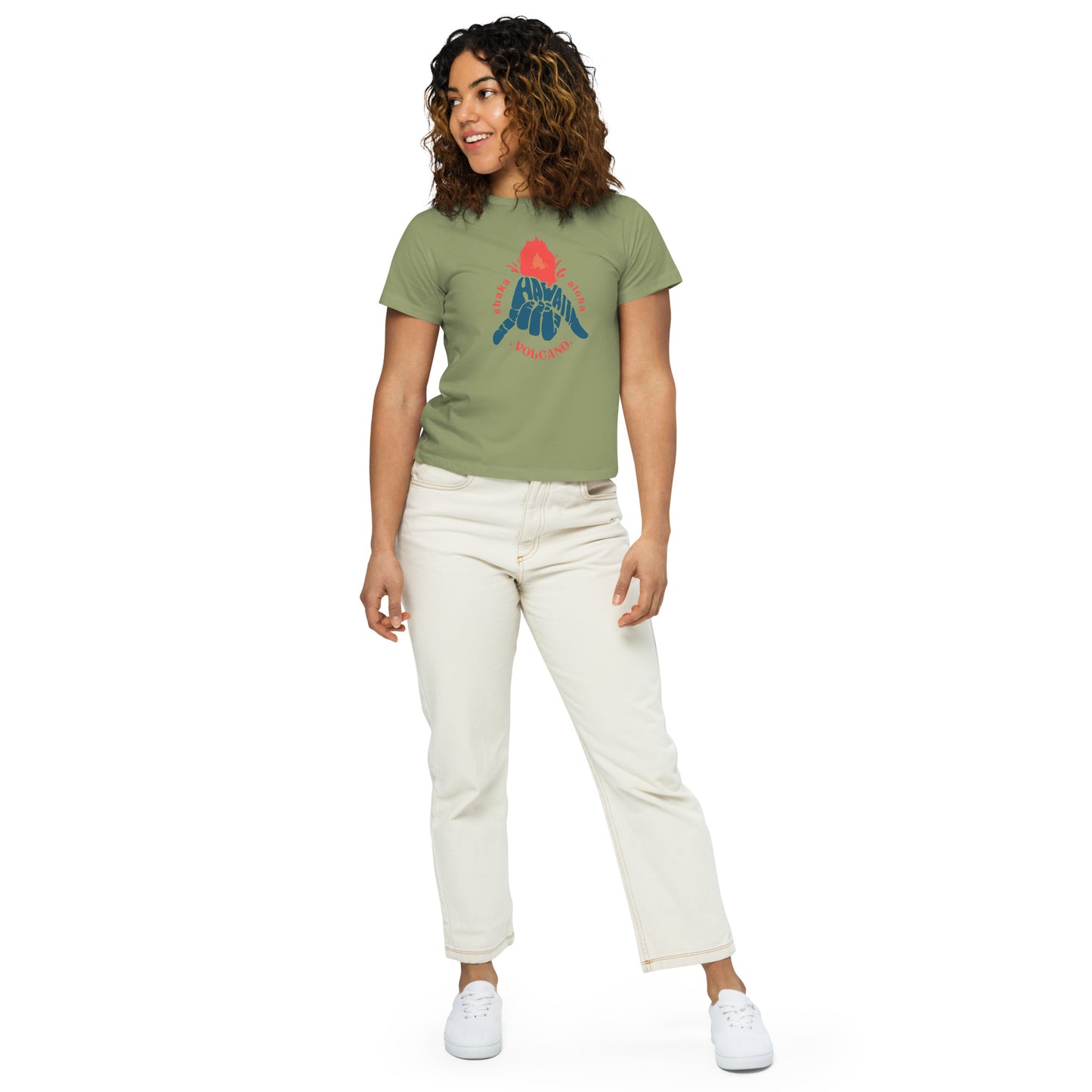 Volcano Hawaii Women’s High-Waisted T-Shirt