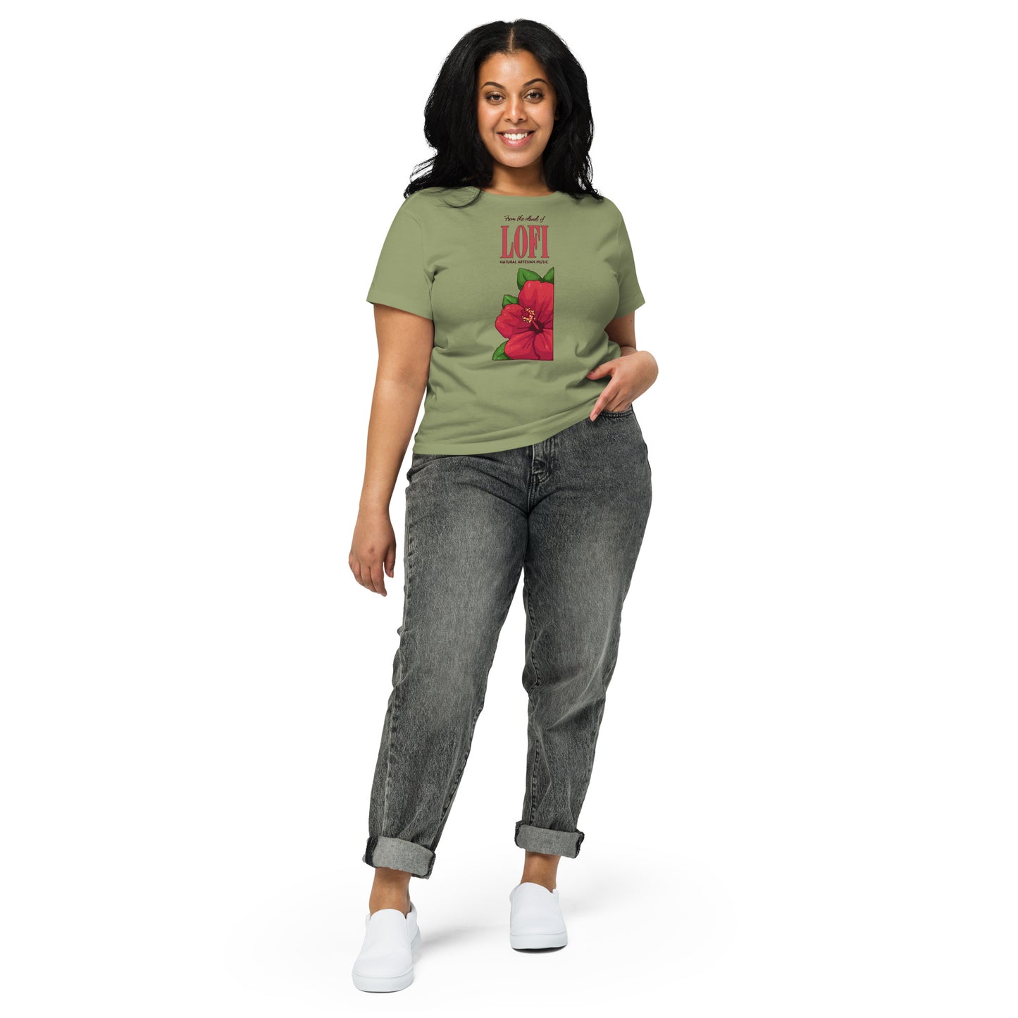 Islands of Lo-Fi Women’s High-Waisted T-Shirt