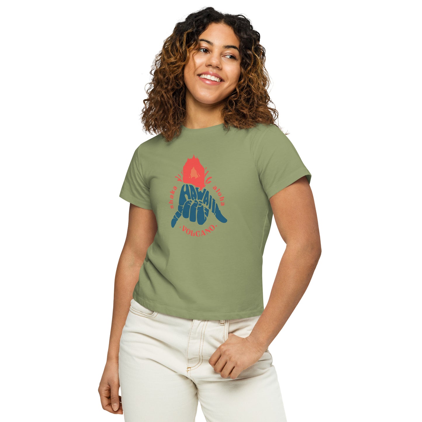 Volcano Hawaii Women’s High-Waisted T-Shirt