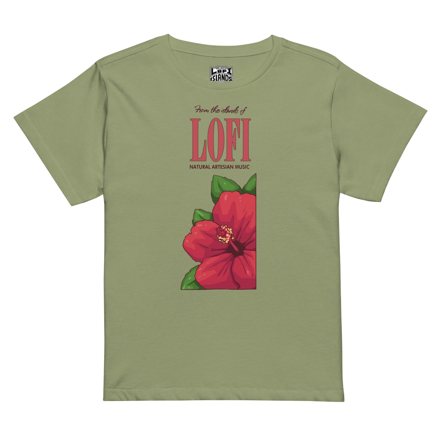 Islands of Lo-Fi Women’s High-Waisted T-Shirt