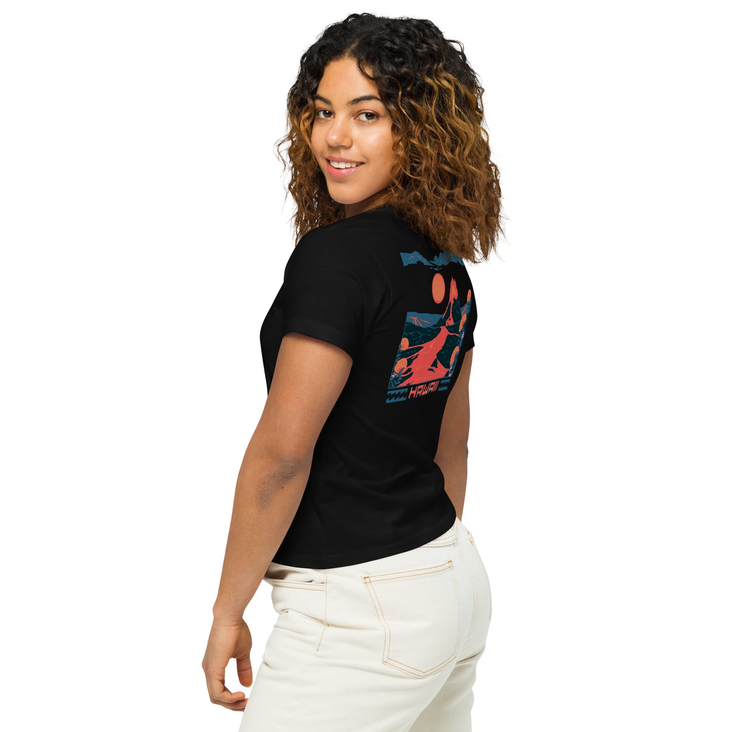 Volcano Hawaii Women’s High-Waisted T-Shirt