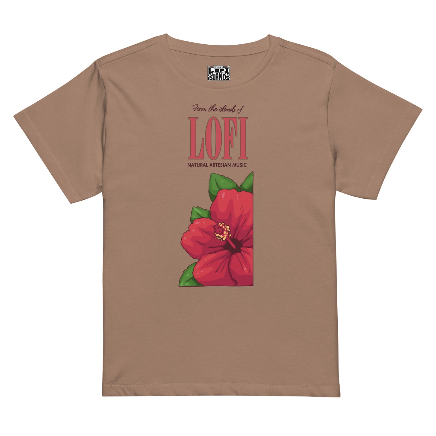 Islands of Lo-Fi Women’s High-Waisted T-Shirt