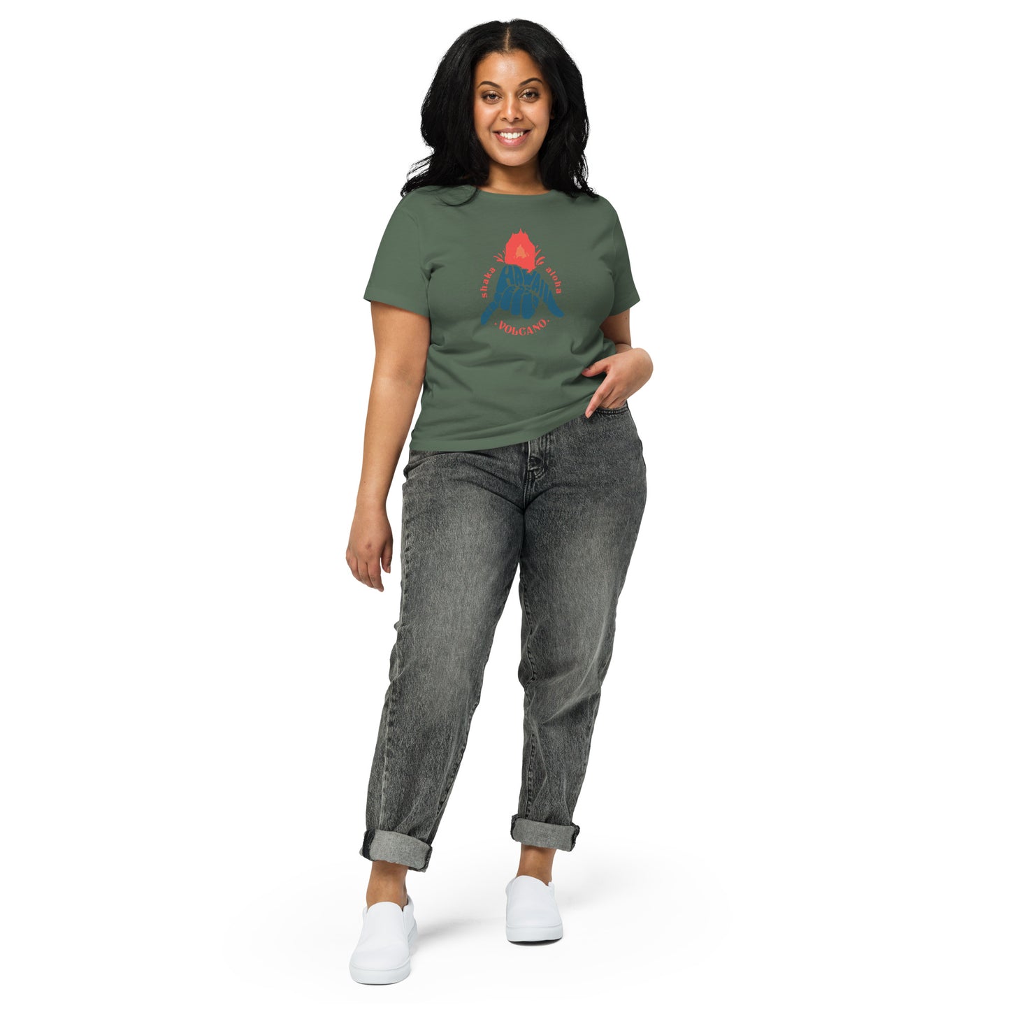 Volcano Hawaii Women’s High-Waisted T-Shirt