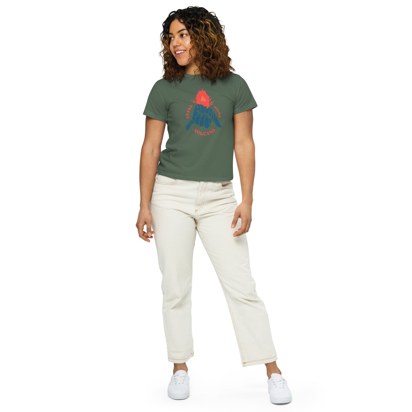 Volcano Hawaii Women’s High-Waisted T-Shirt