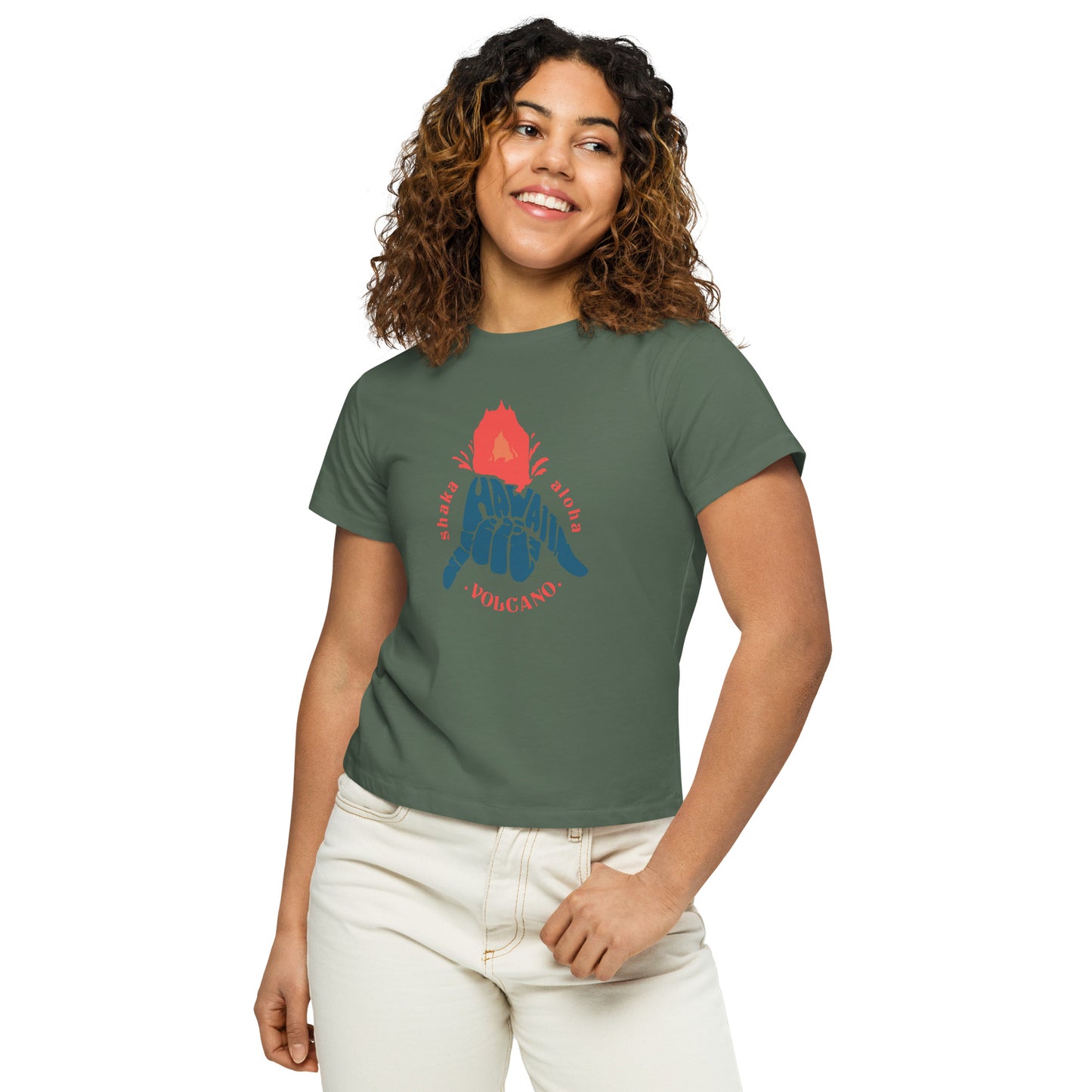 Volcano Hawaii Women’s High-Waisted T-Shirt