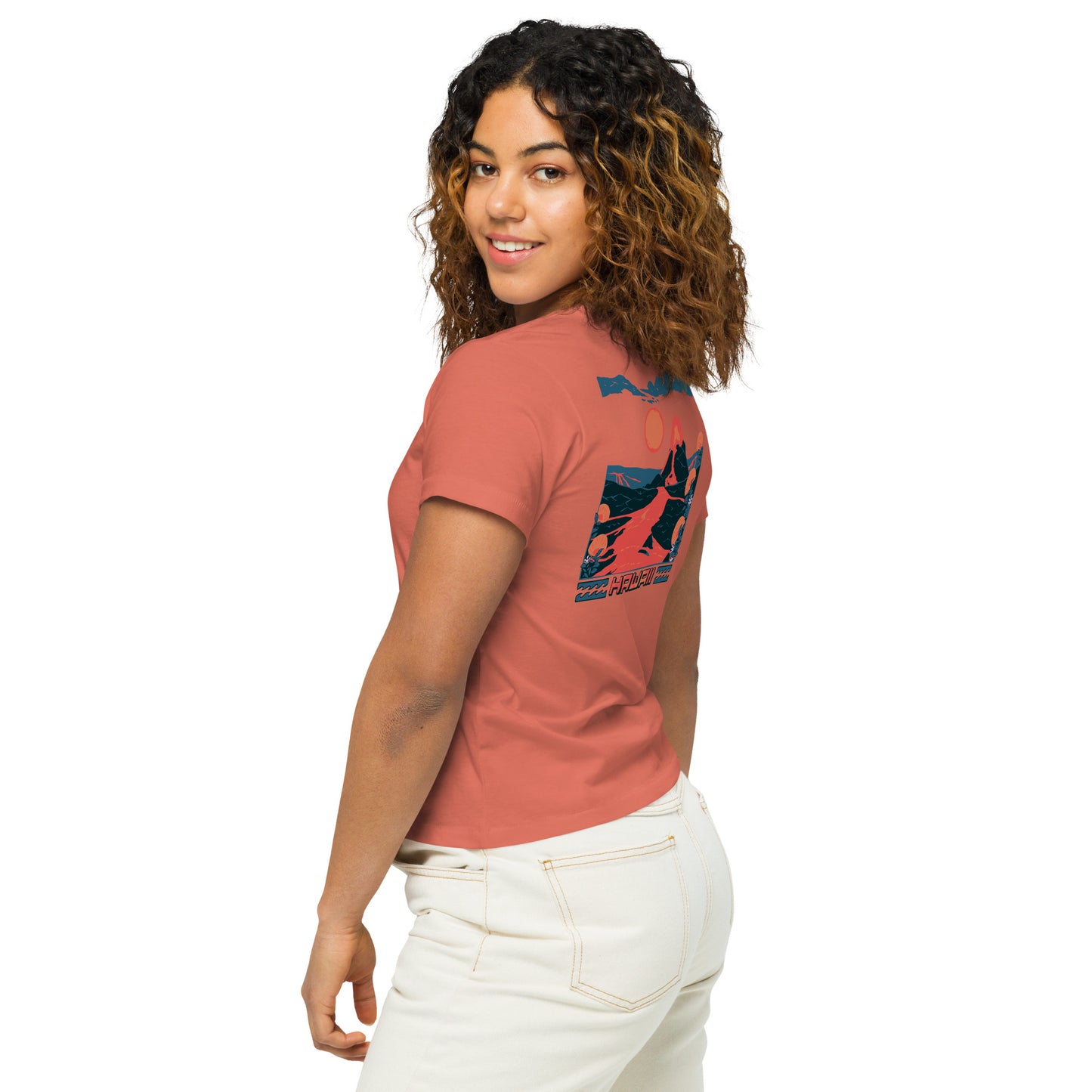 Volcano Hawaii Women’s High-Waisted T-Shirt