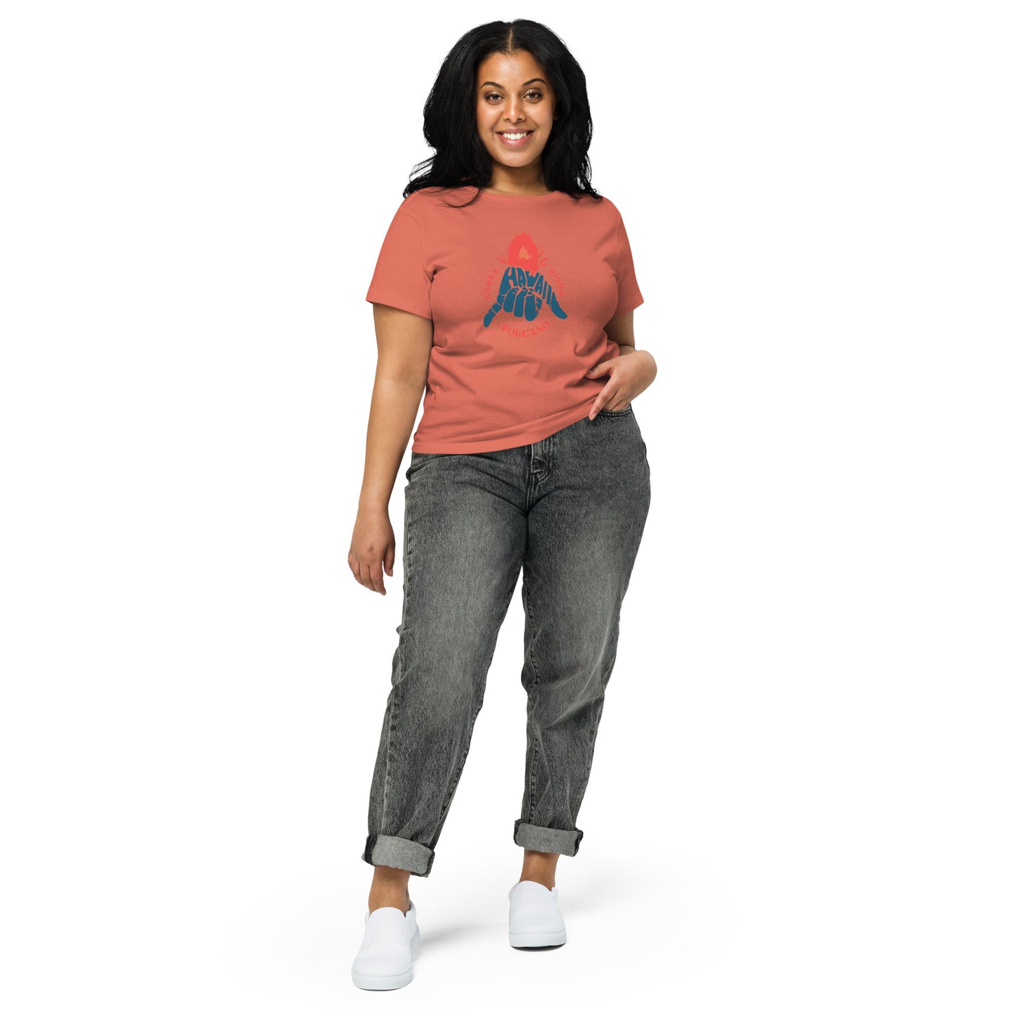 Volcano Hawaii Women’s High-Waisted T-Shirt