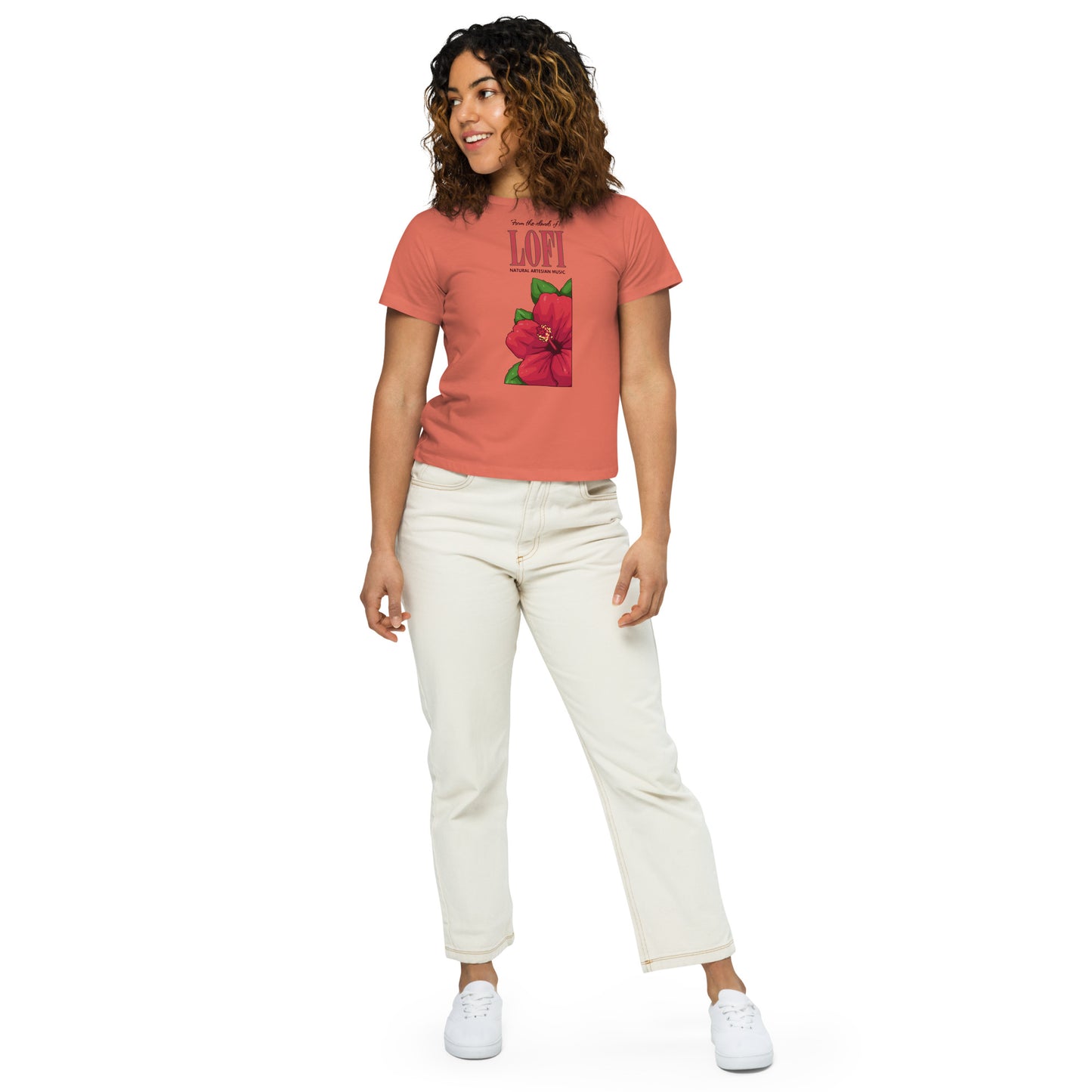 Islands of Lo-Fi Women’s High-Waisted T-Shirt