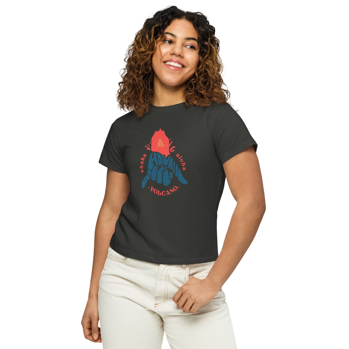 Volcano Hawaii Women’s High-Waisted T-Shirt