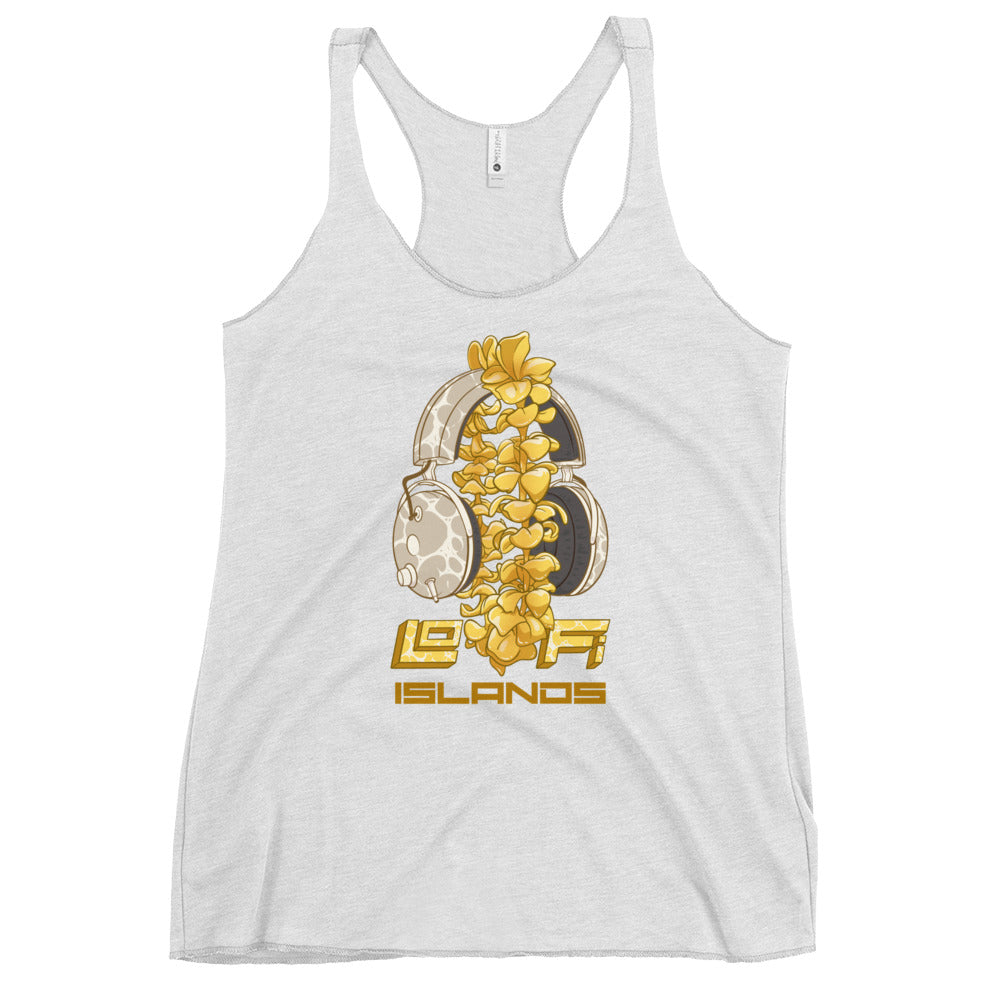 Headphone Lei Women's Racerback Tank