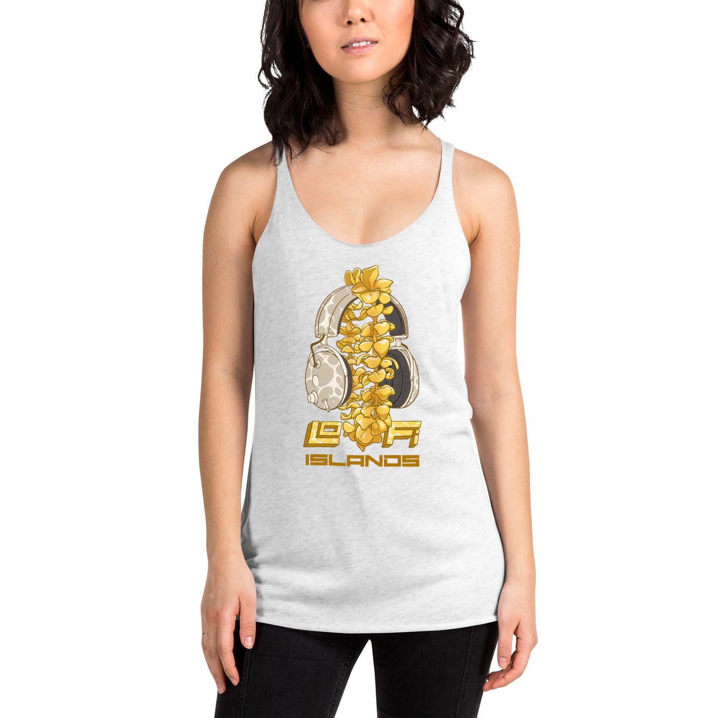 Headphone Lei Women's Racerback Tank