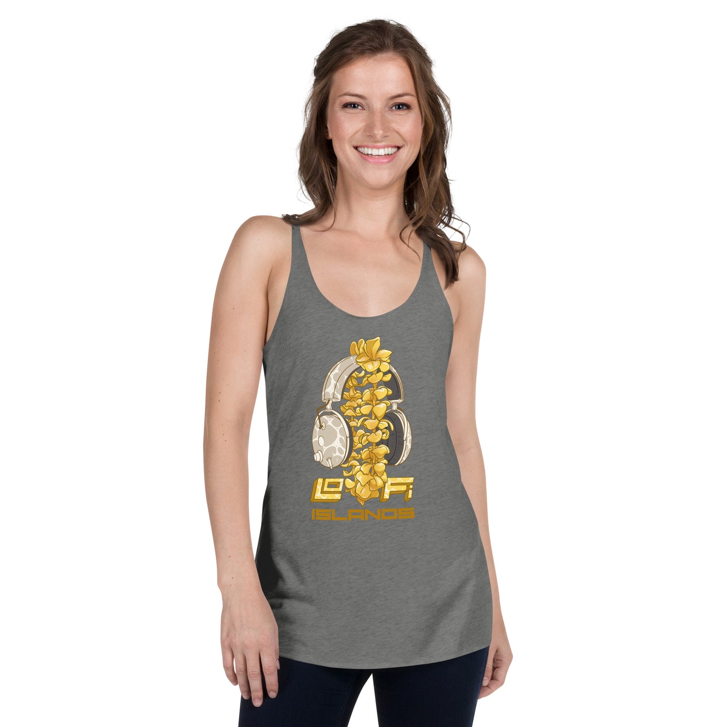 Headphone Lei Women's Racerback Tank